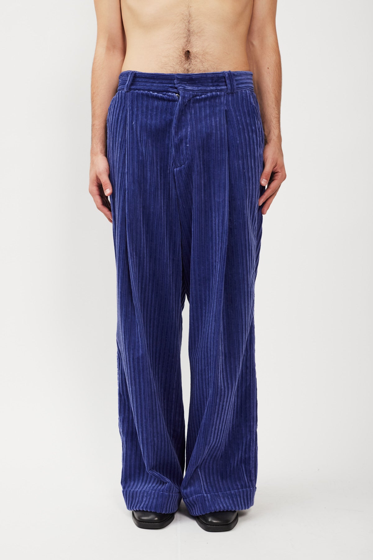 UPCYCLE SUPER LOOSE VELVET PANT