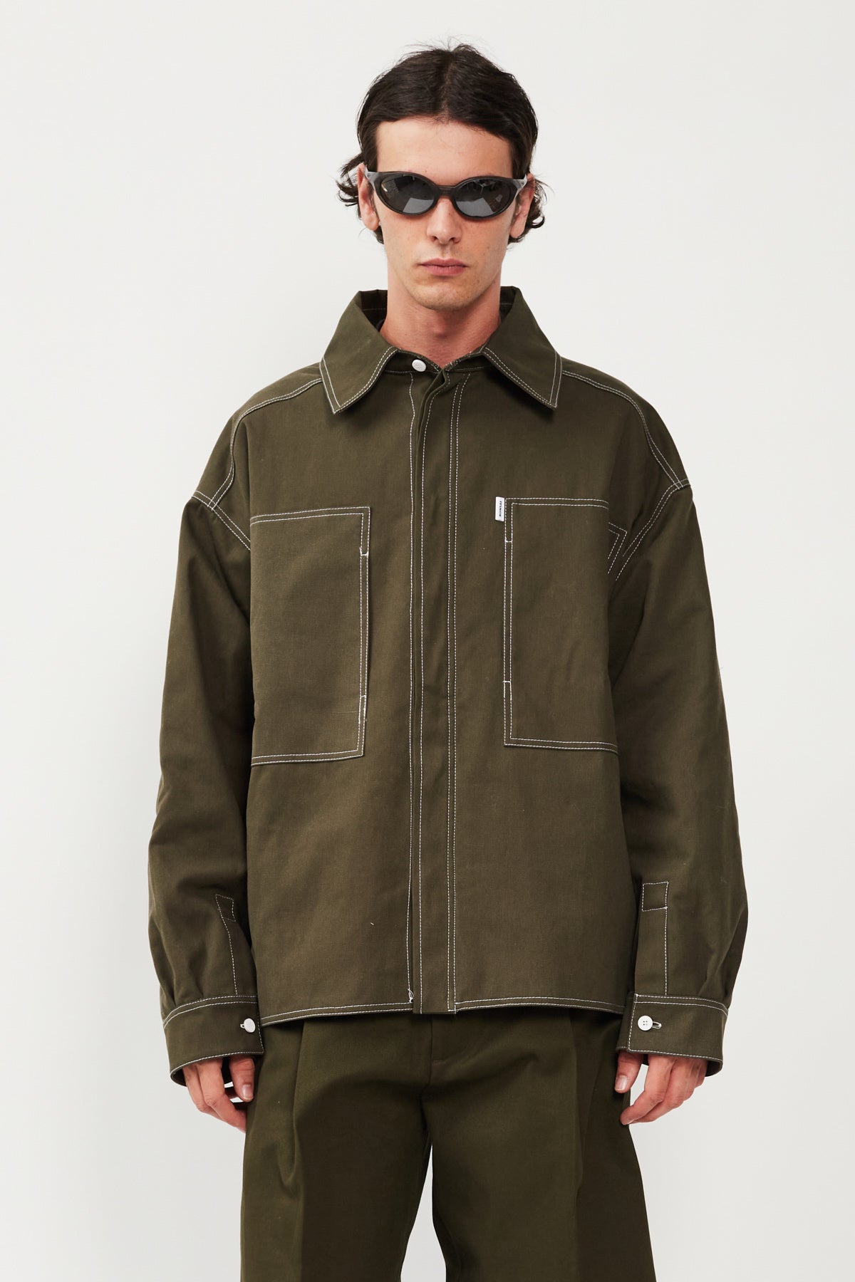 UPCYCLE OVERSHIRT COTTON JACKET