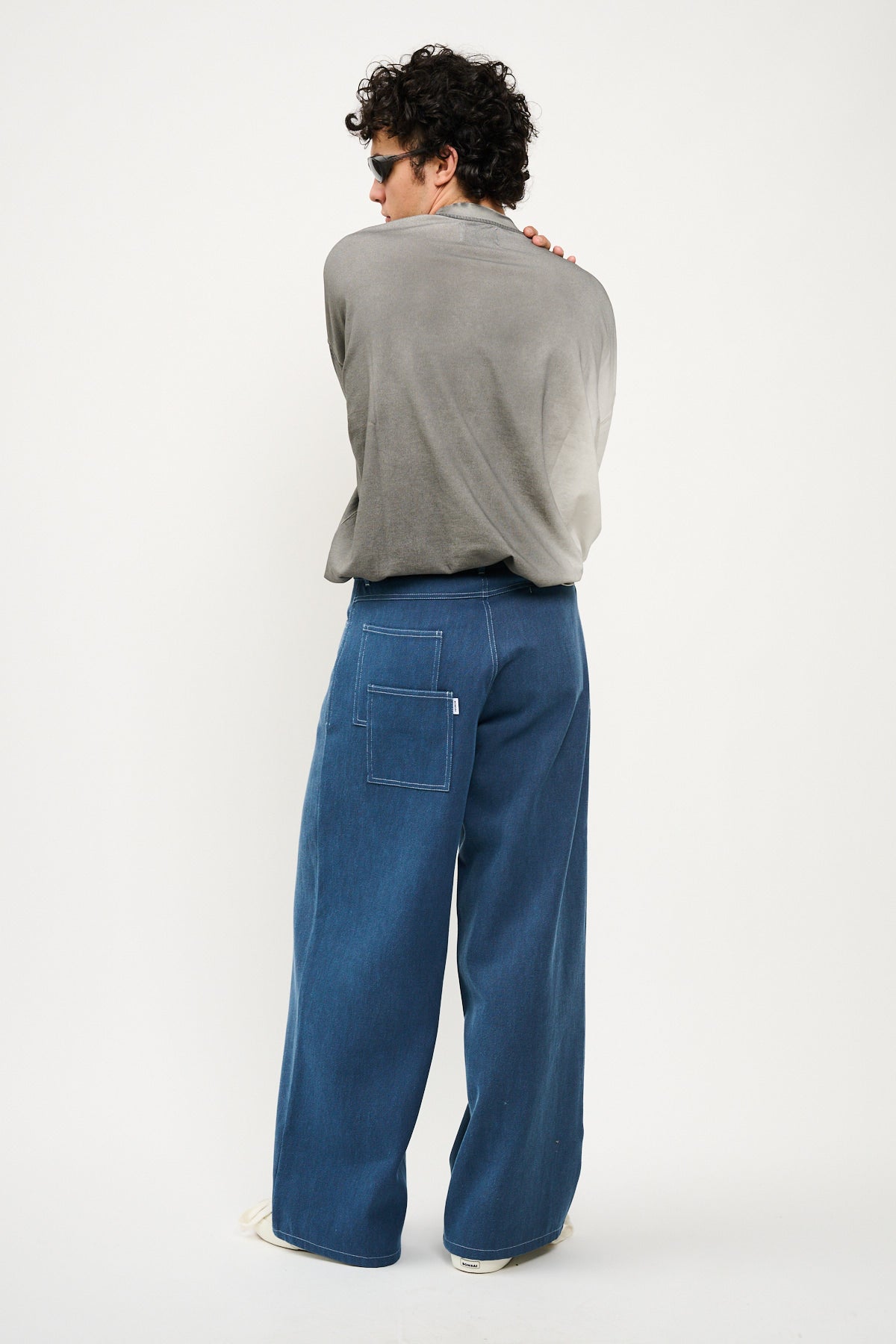 DENIM UPCYCLE PANT