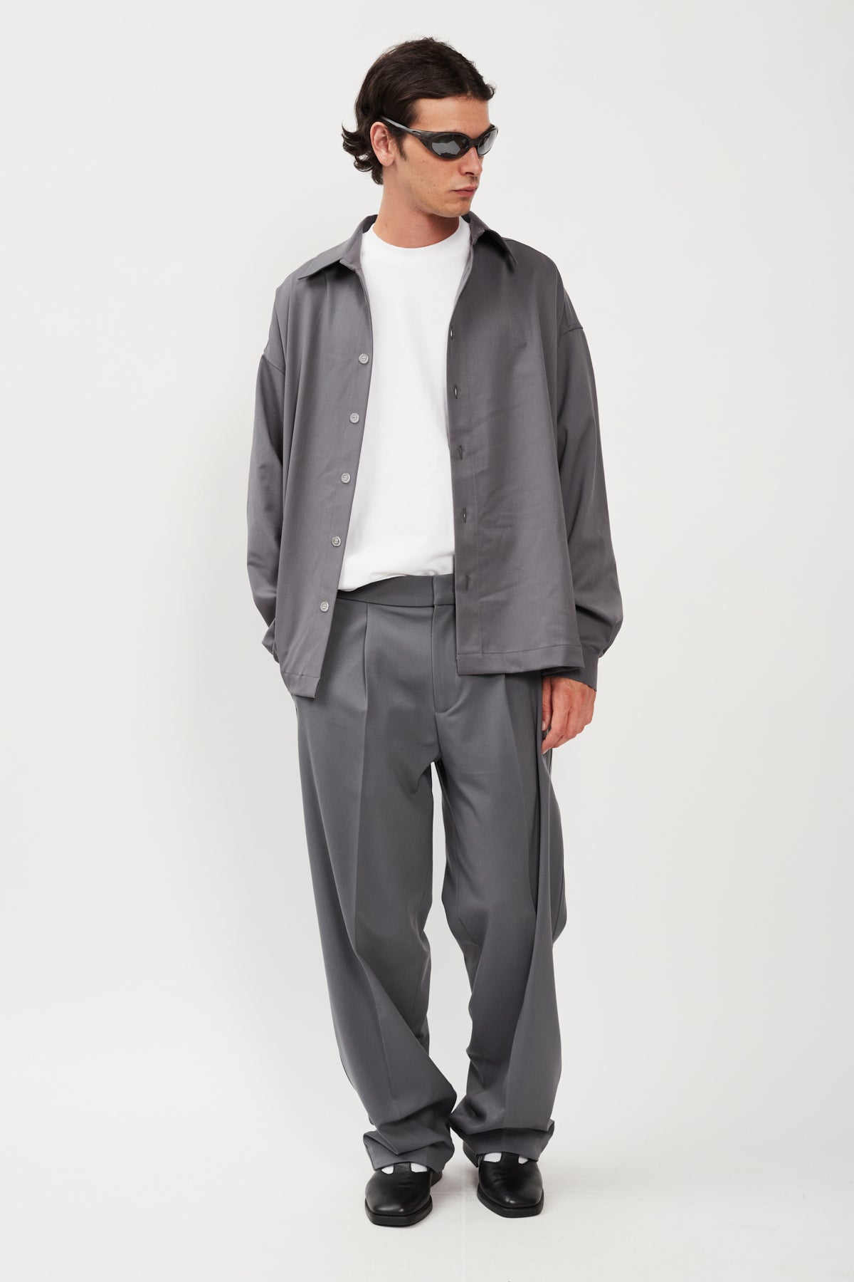 WOOL GREY SHIRT