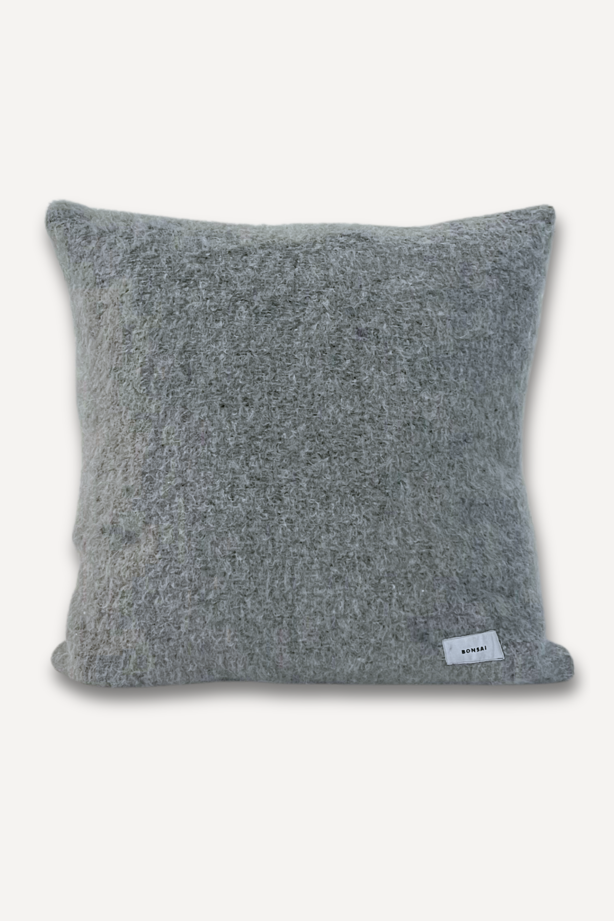 MOHAIR GREY MAXI CUSHION