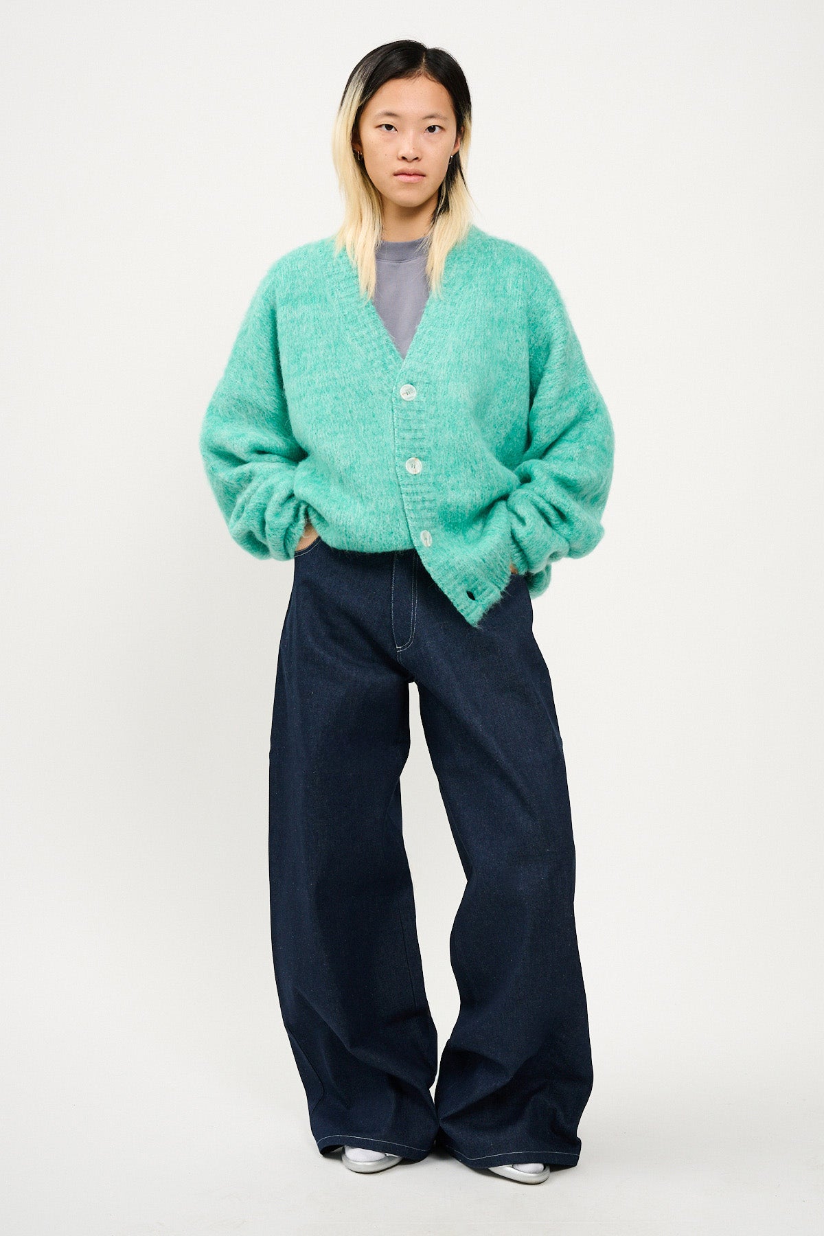 UPCYCLE BLENDED MOHAIR CARDIGAN