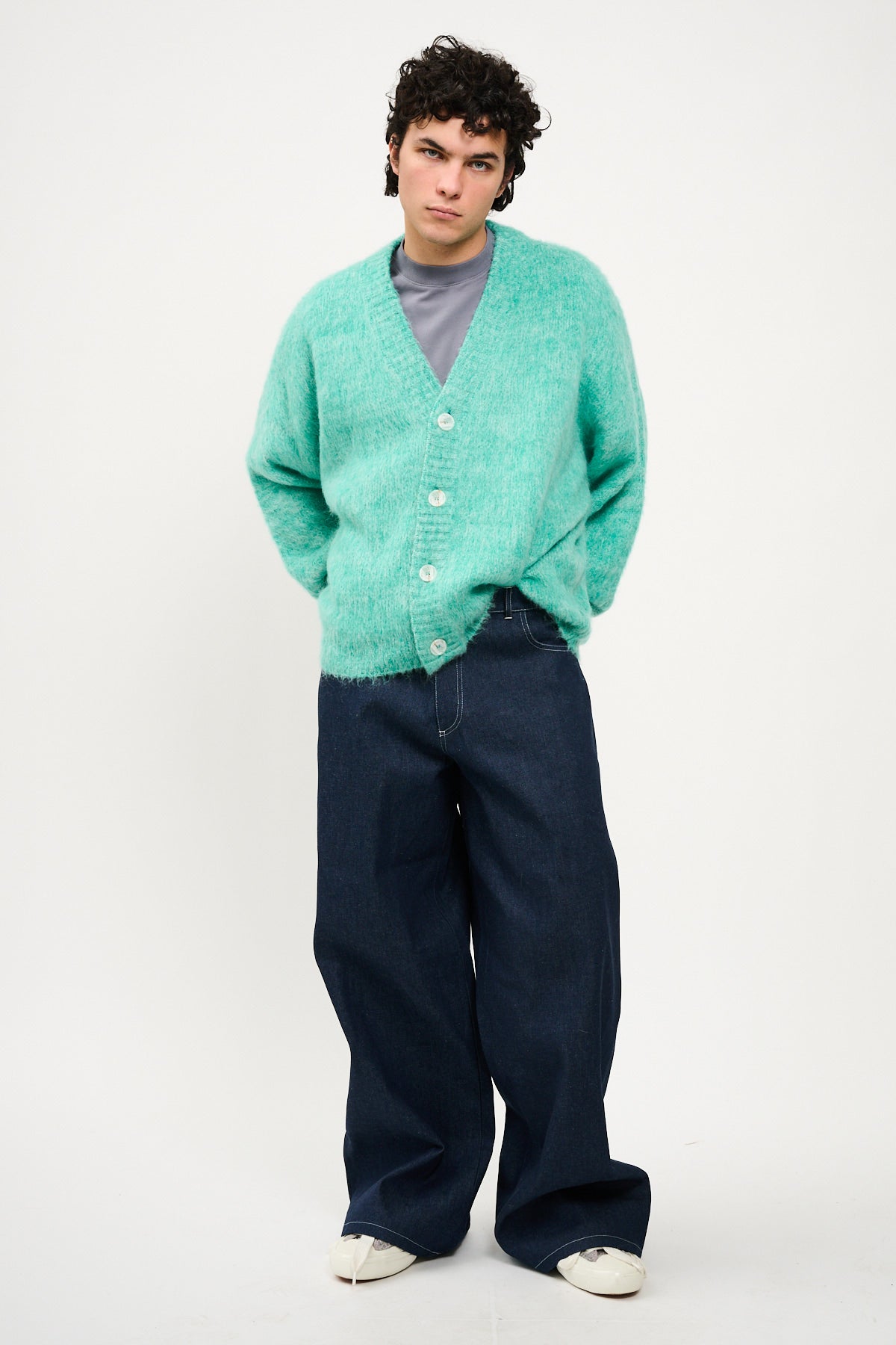 UPCYCLE BLENDED MOHAIR CARDIGAN