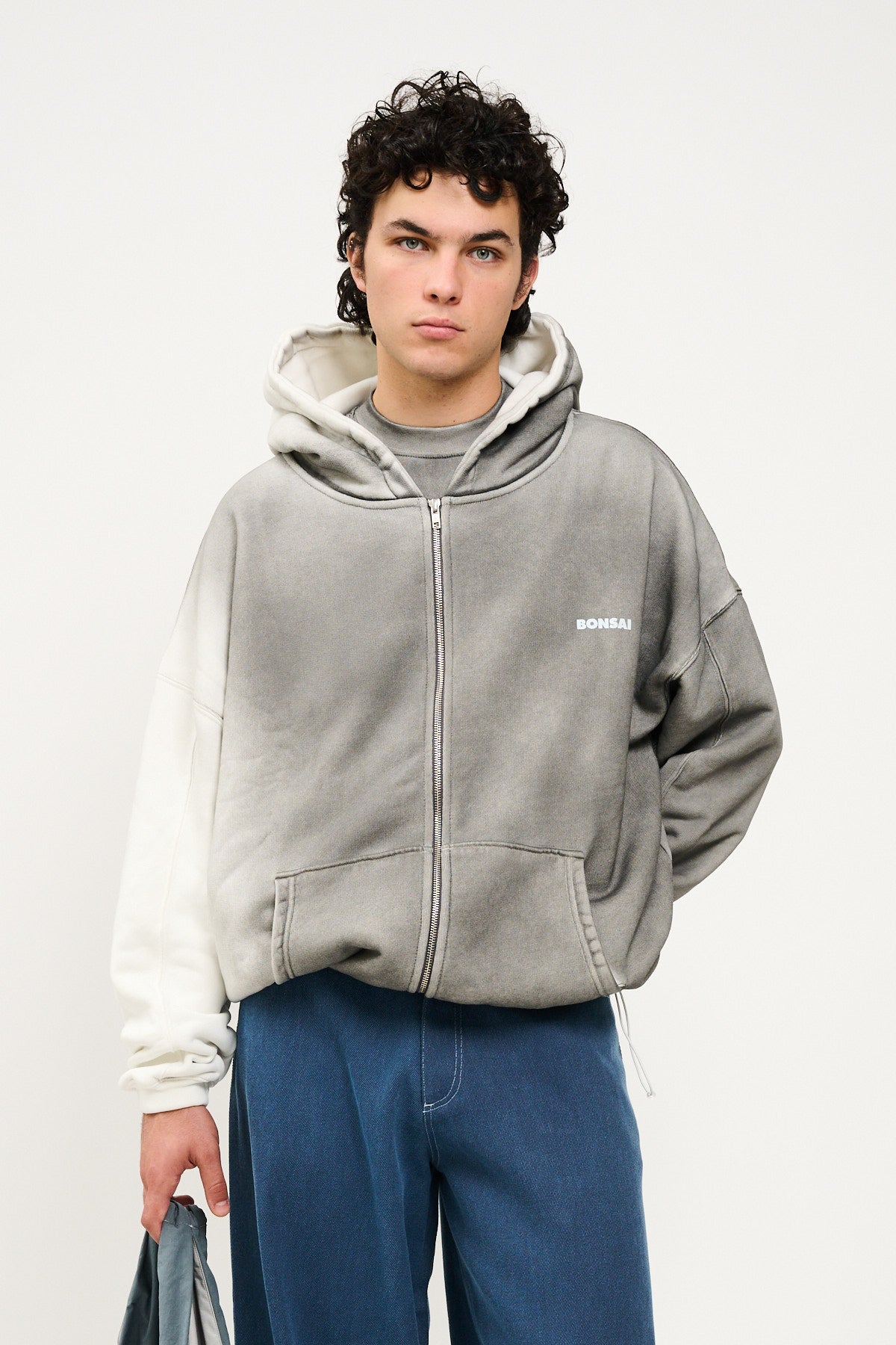 NEBBIA UPCYCLE ZIP HOODIE
