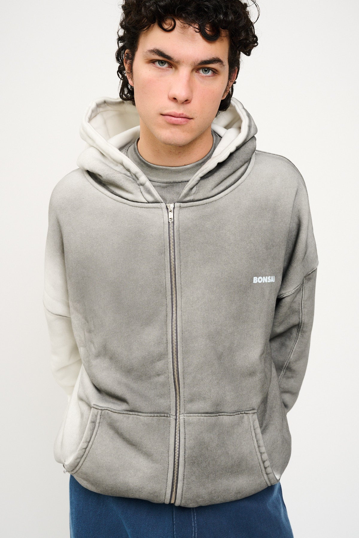 NEBBIA UPCYCLE ZIP HOODIE