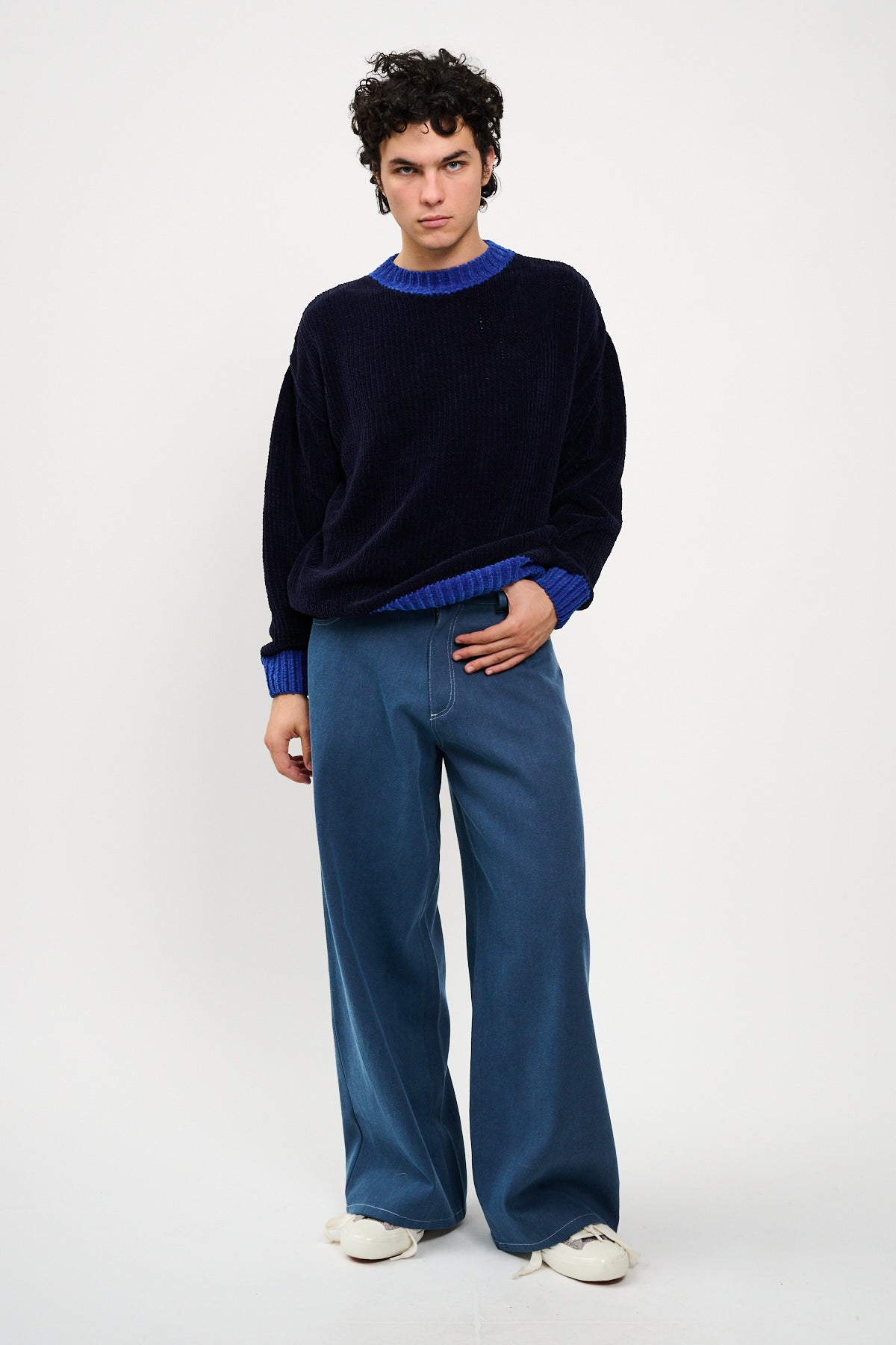 UPCYCLE CHENILLE SWEATER