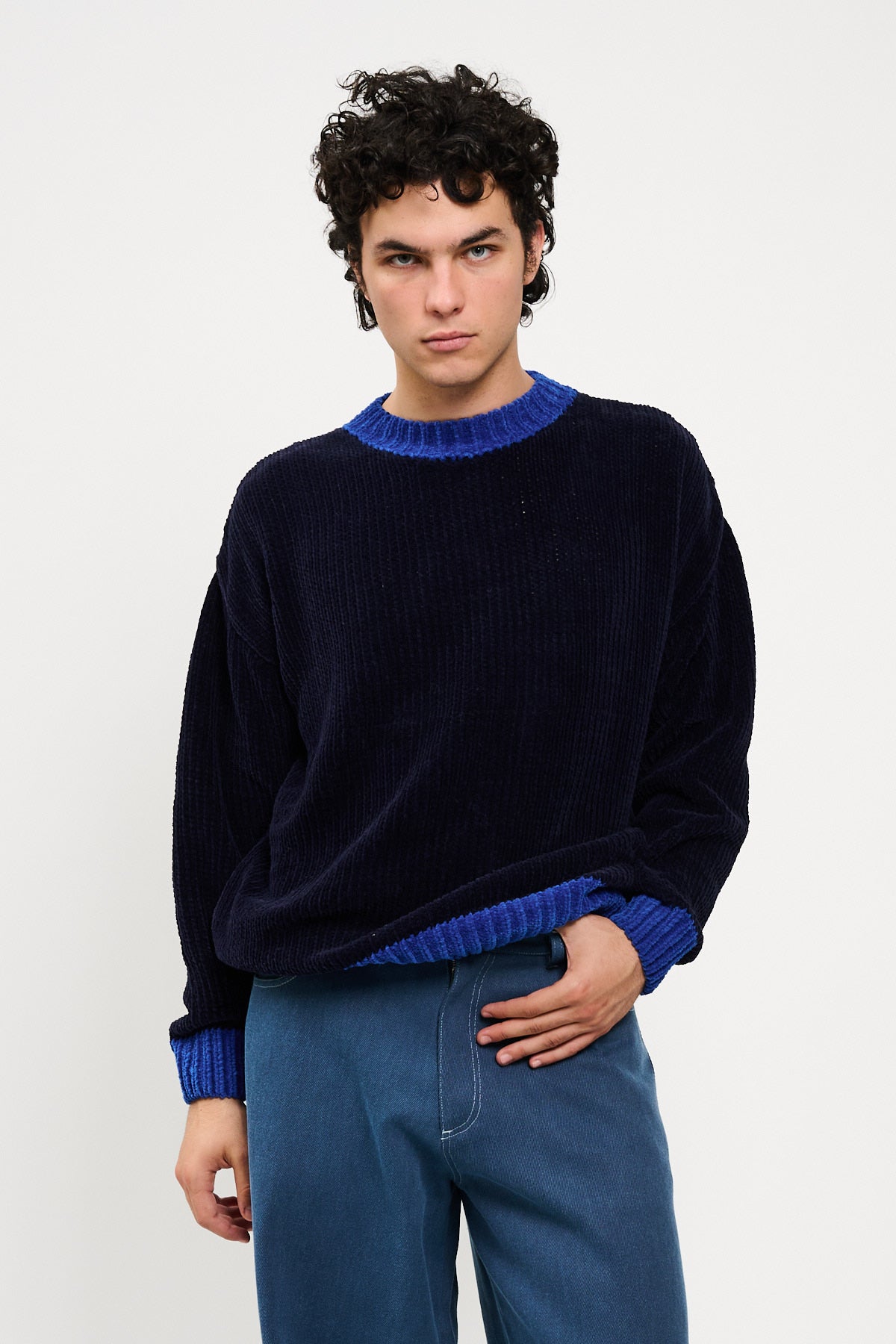 UPCYCLE CHENILLE SWEATER