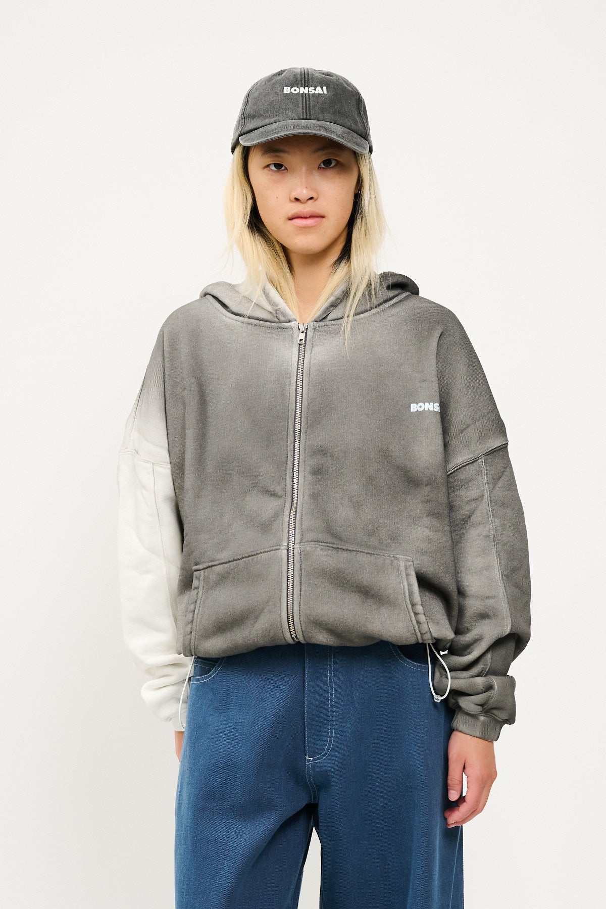 NEBBIA UPCYCLE ZIP HOODIE