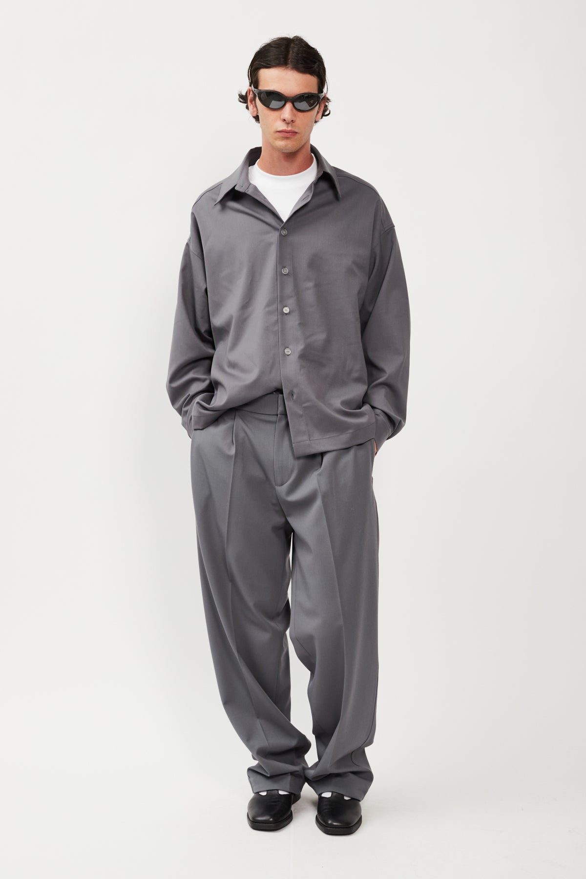 WOOL GREY SHIRT