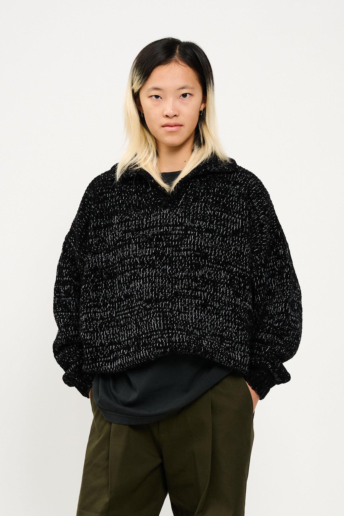 UPCYCLE CHENILLE POLO