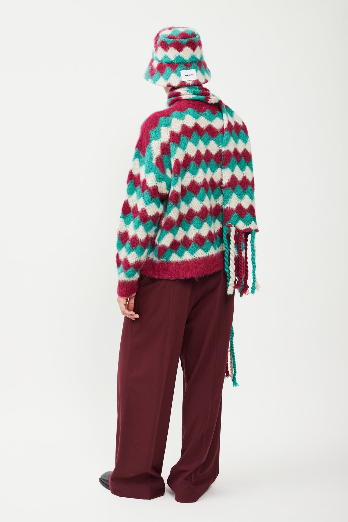 JOY JACQUARD CREWNECK SWEATER
