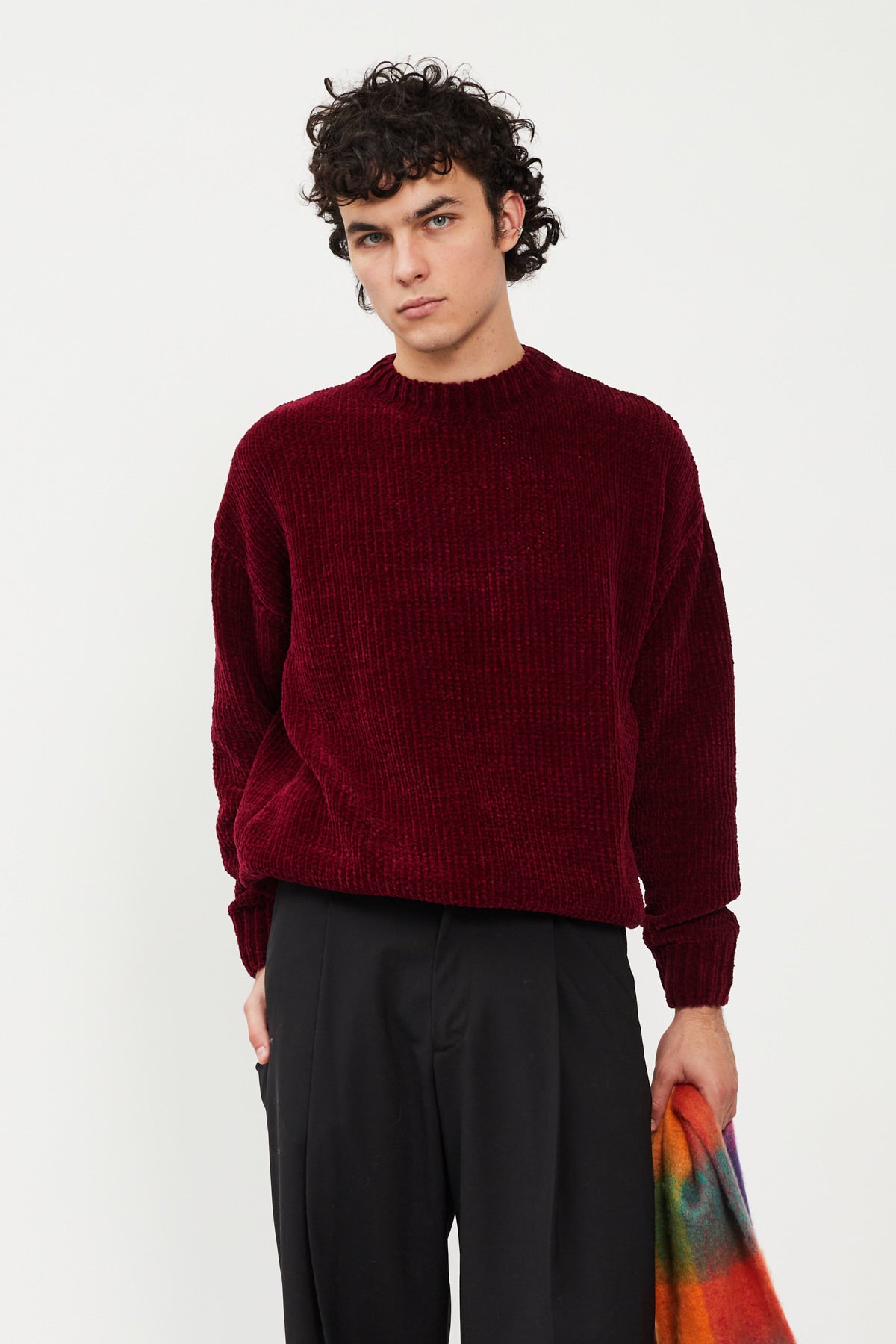 CHENILLE CREWNECK SWEATER
