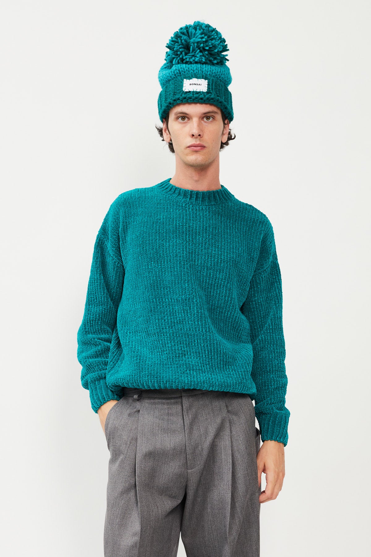 CHENILLE CREWNECK SWEATER