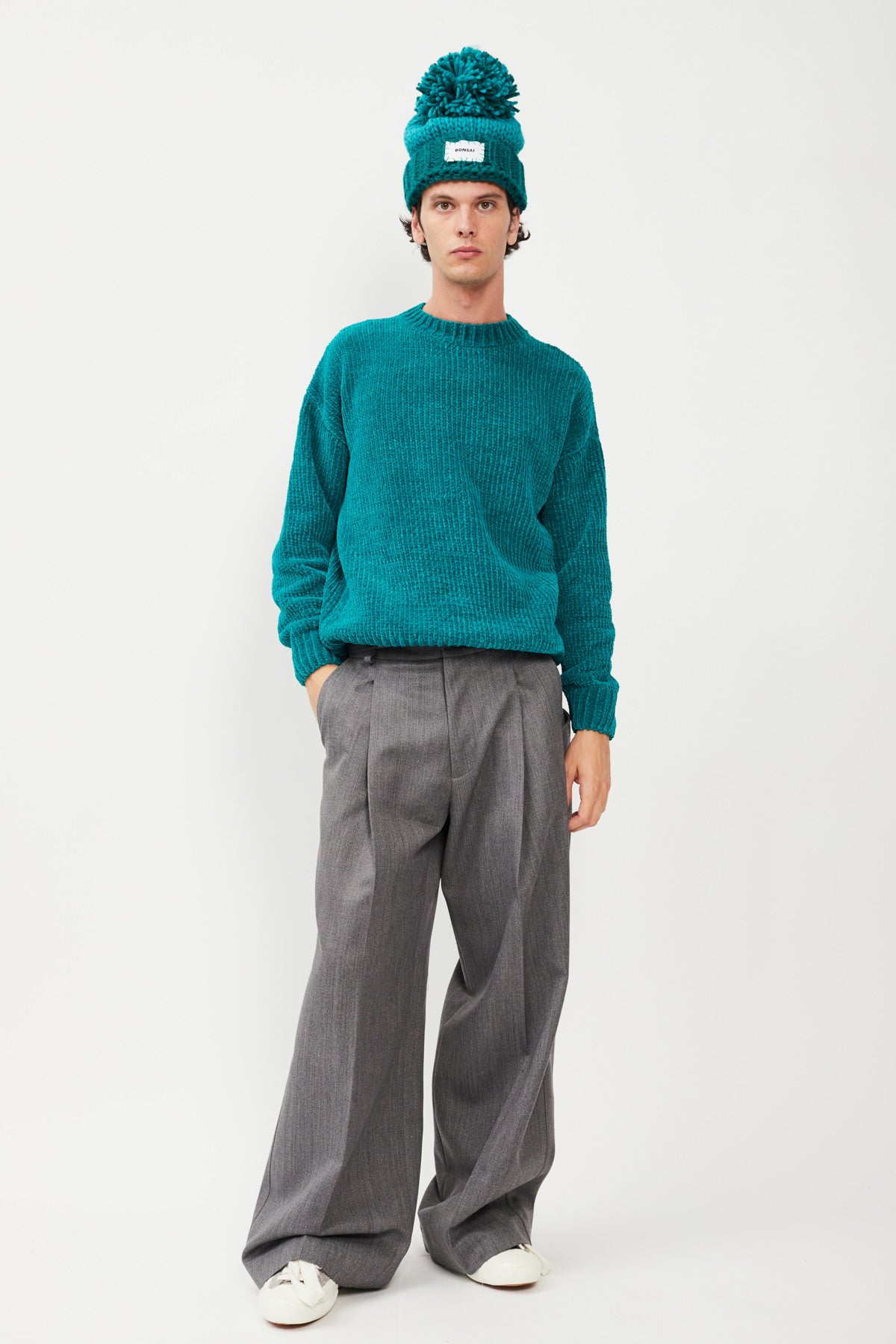CHENILLE CREWNECK SWEATER