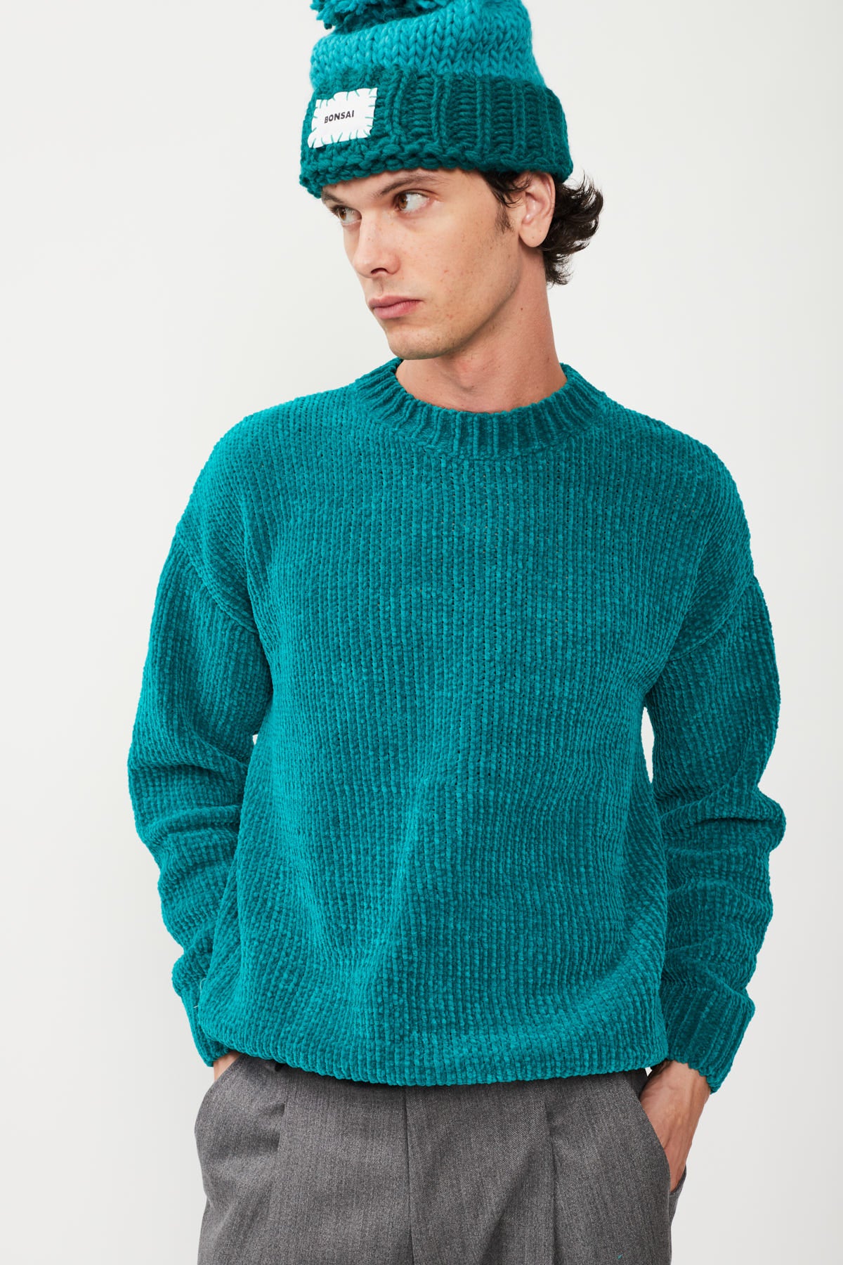 CHENILLE CREWNECK SWEATER