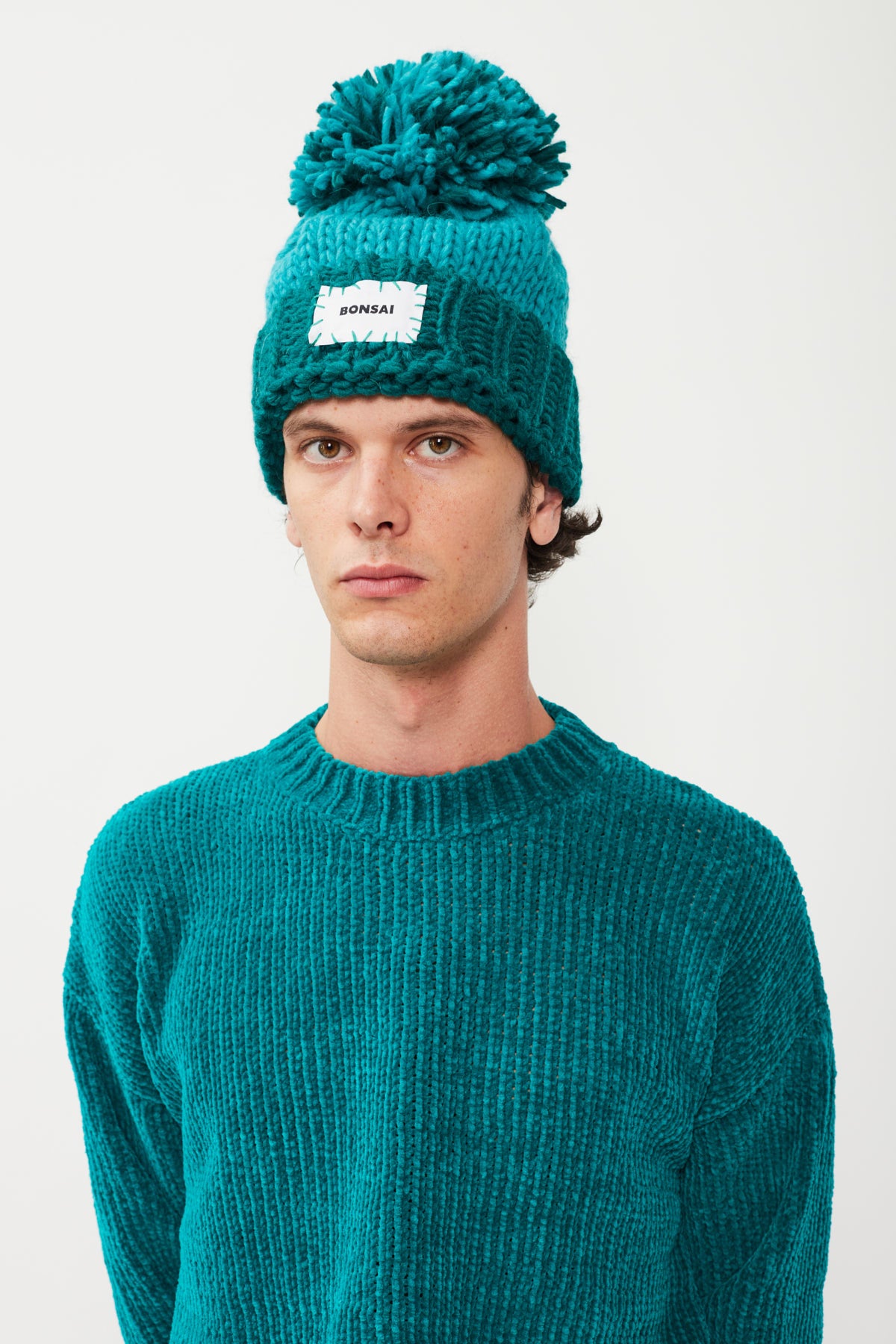 PON PON KNIT BEANIE