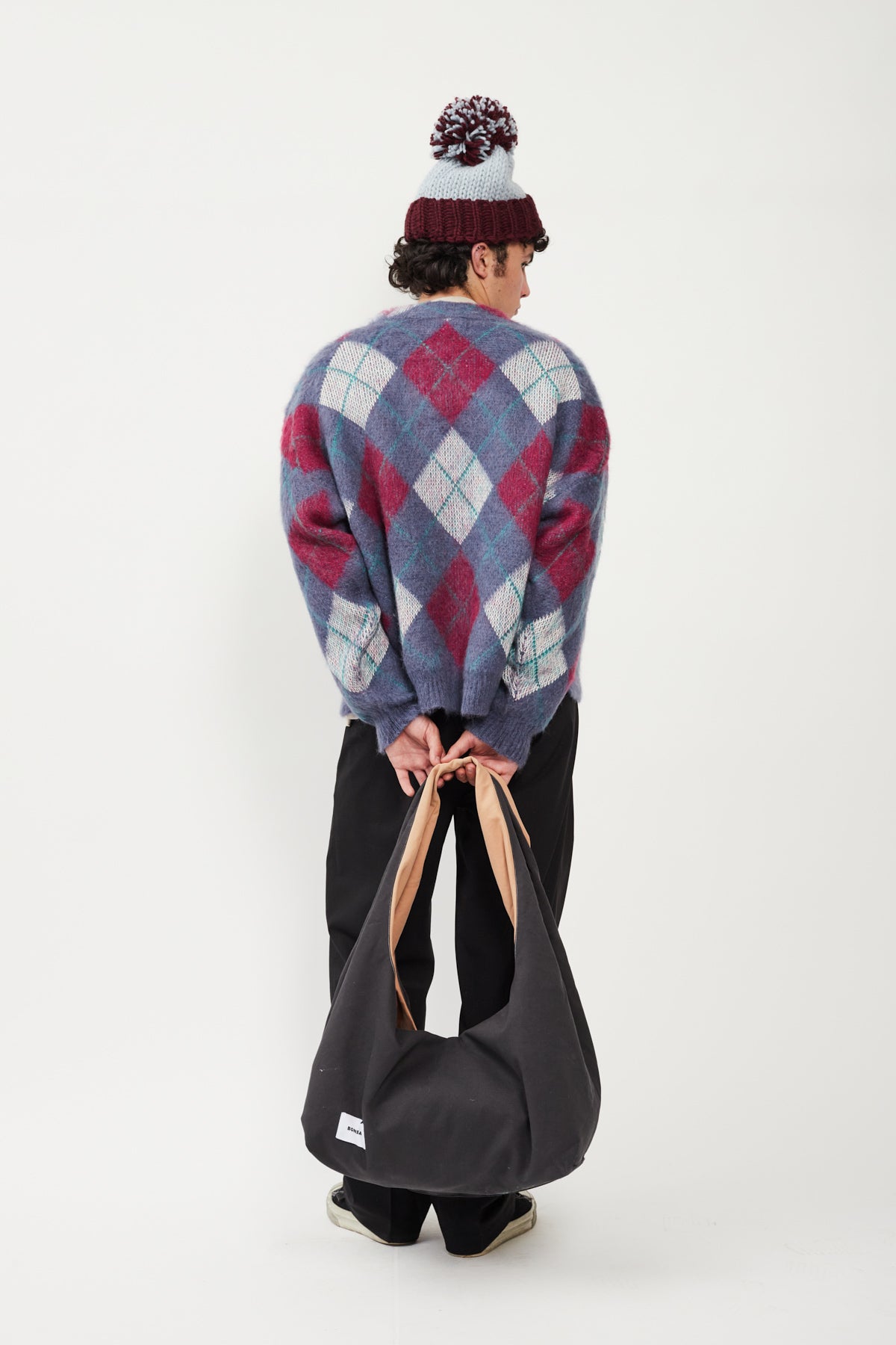 ROMBI MOHAIR CARDIGAN SWEATER