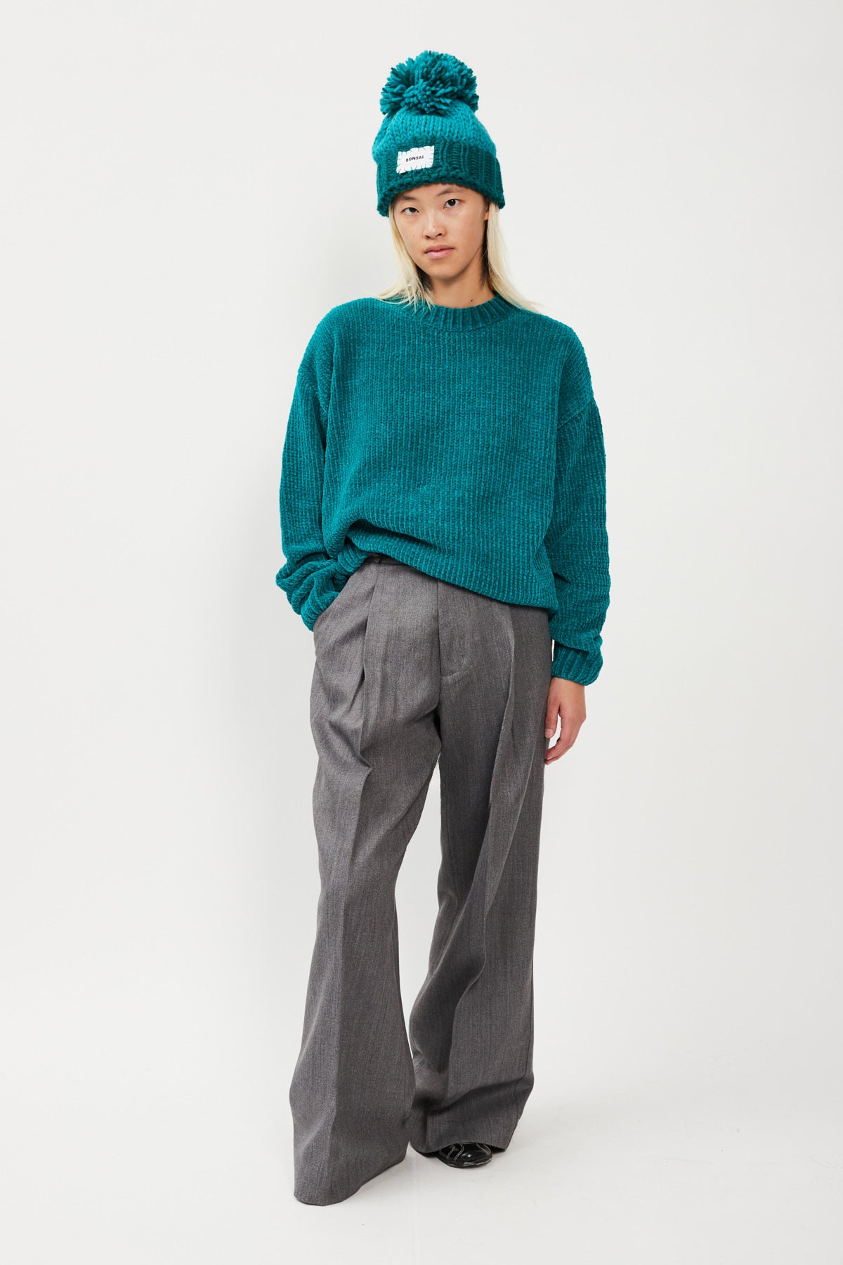 CHENILLE CREWNECK SWEATER
