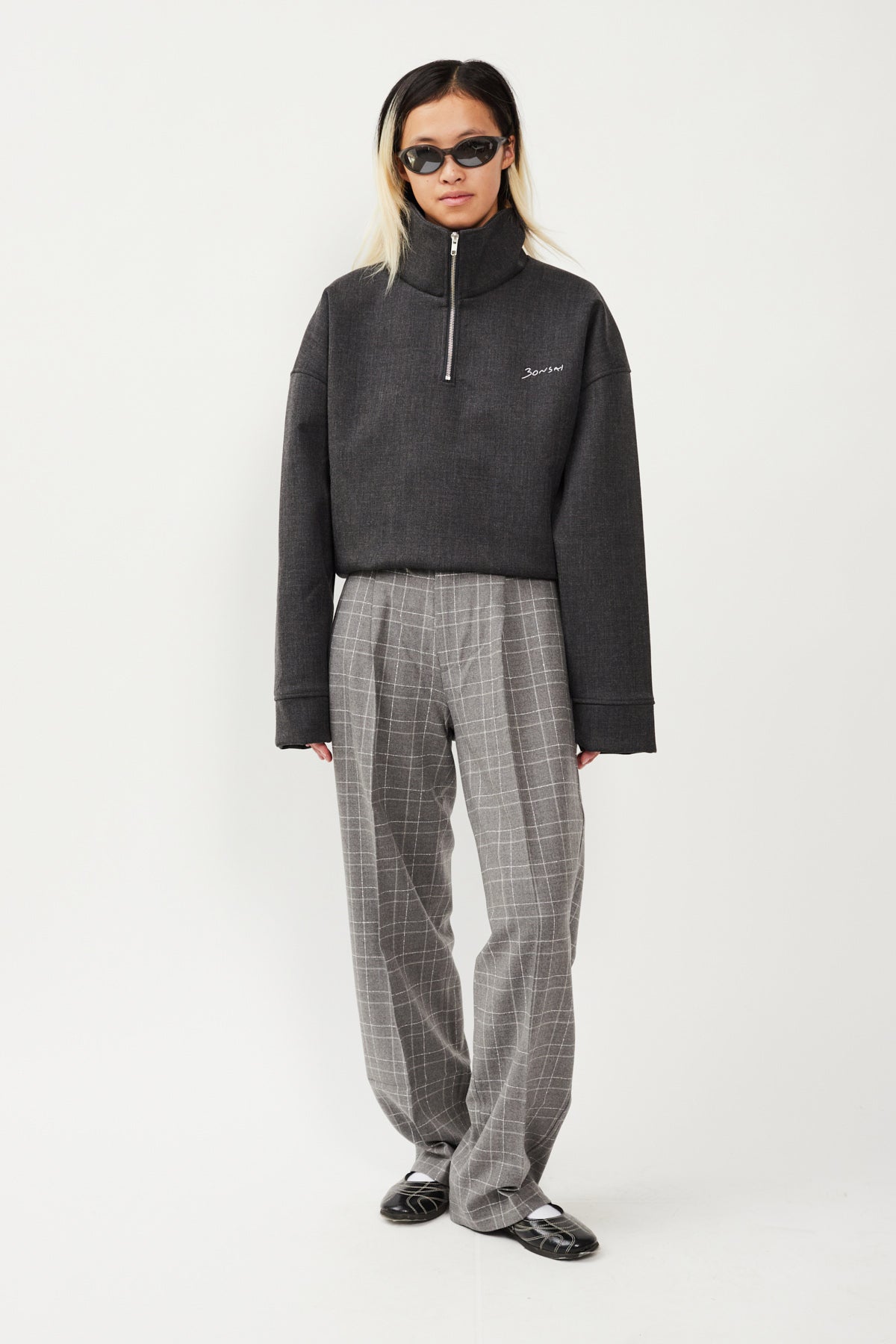 CHECK LOOSE FIT PANT