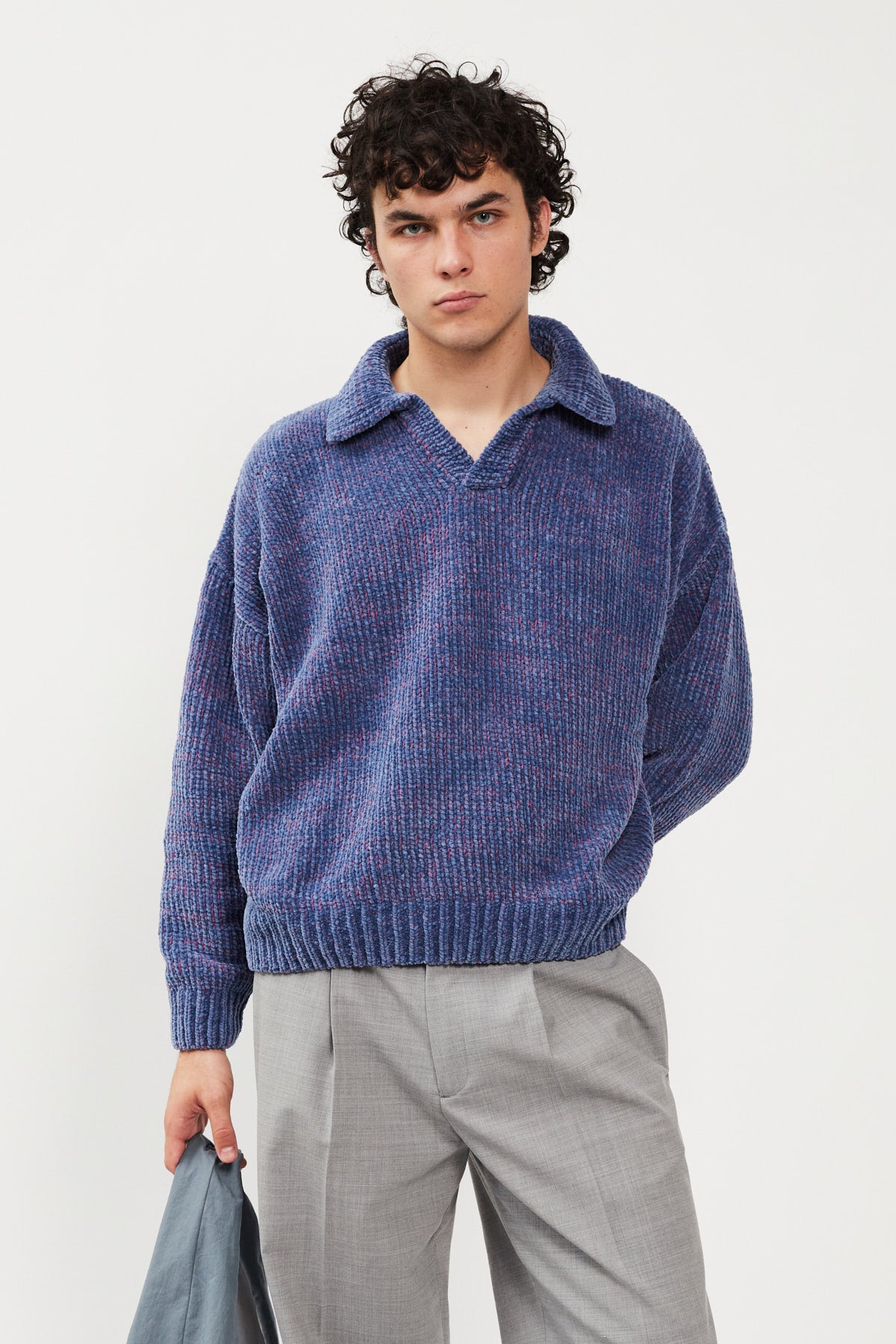 UPCYCLE CHENILLE POLO