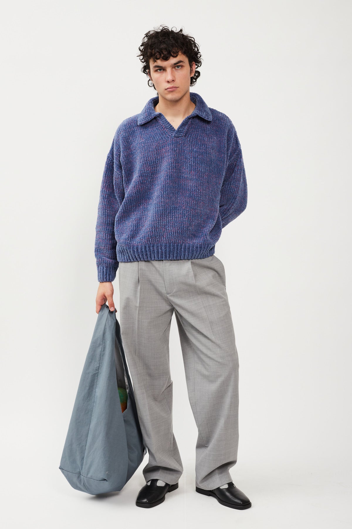 UPCYCLE CHENILLE POLO