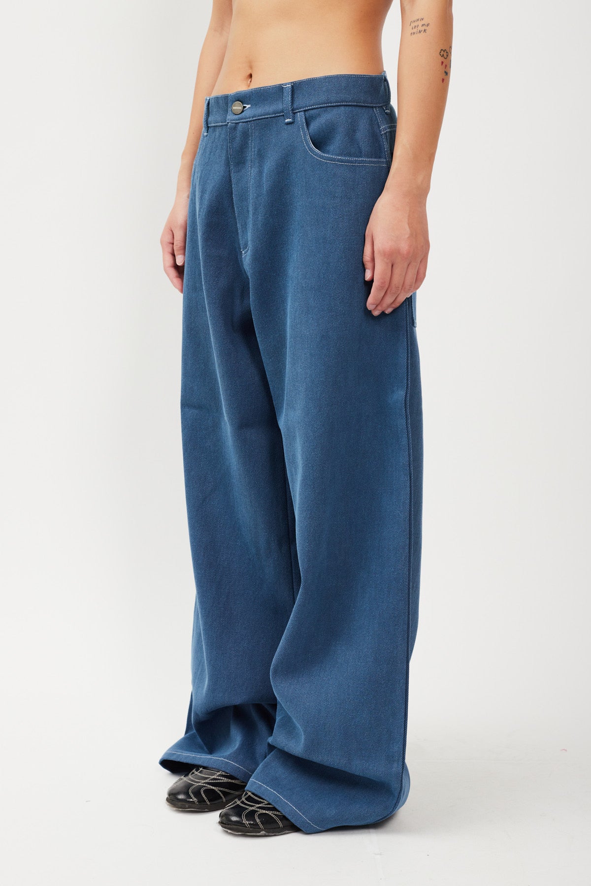 DENIM UPCYCLE PANT