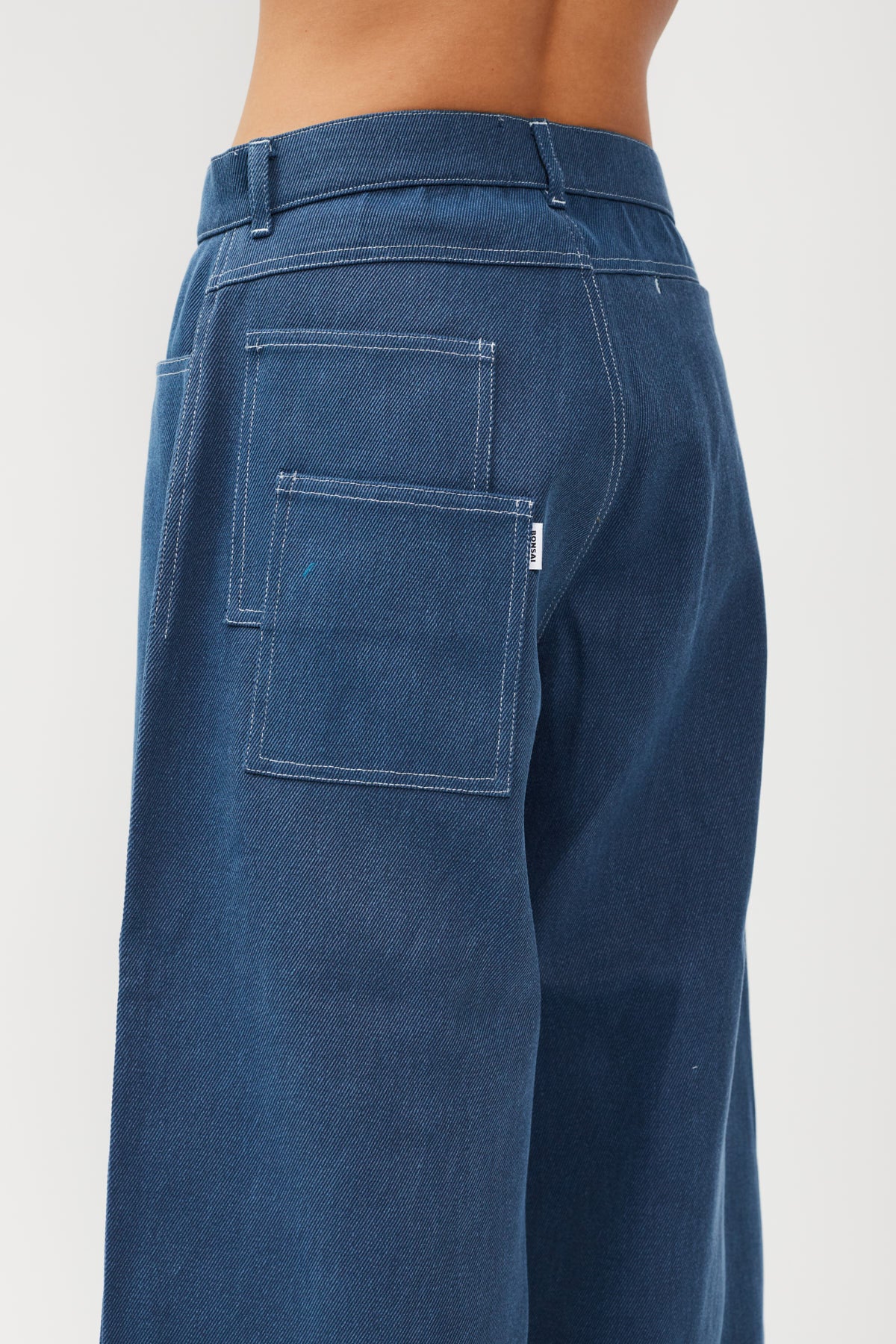 DENIM UPCYCLE PANT