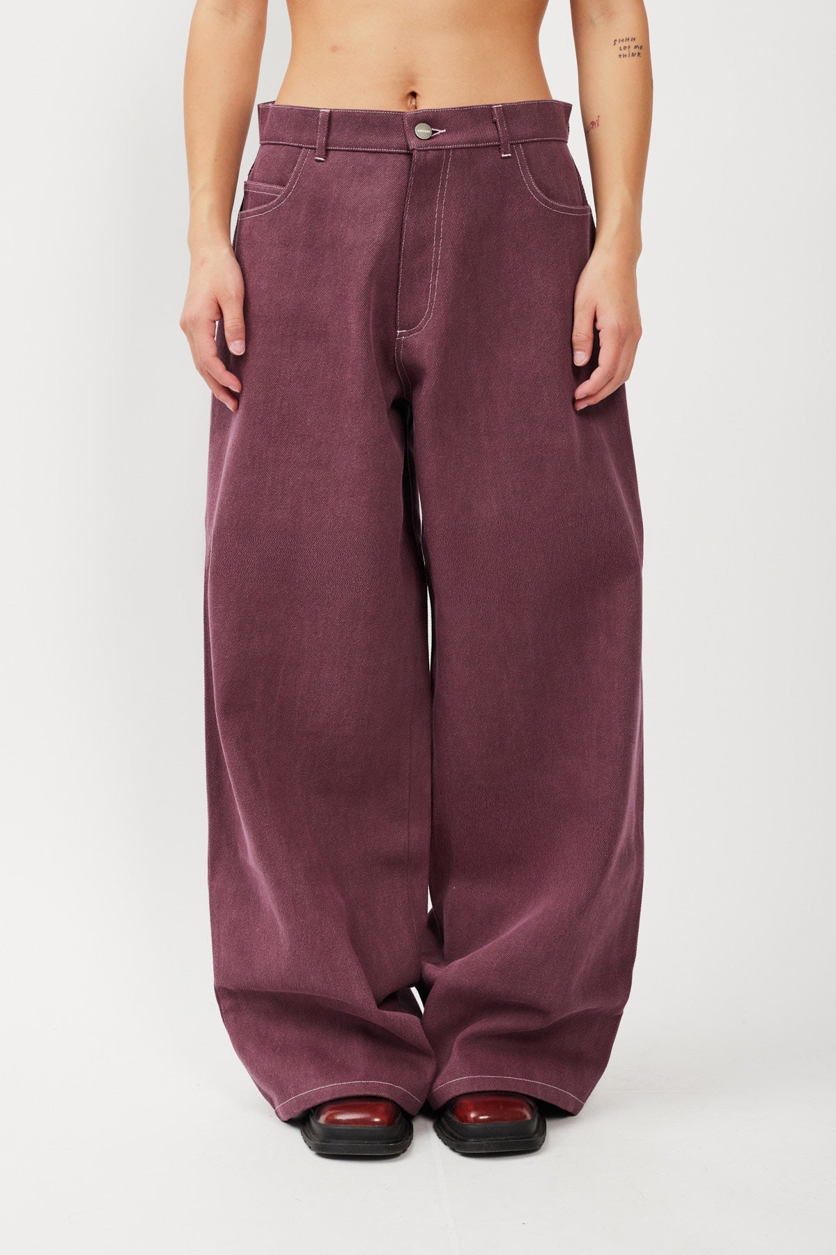 DENIM UPCYCLE PANT