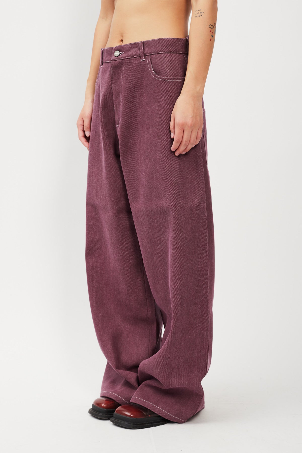 DENIM UPCYCLE PANT