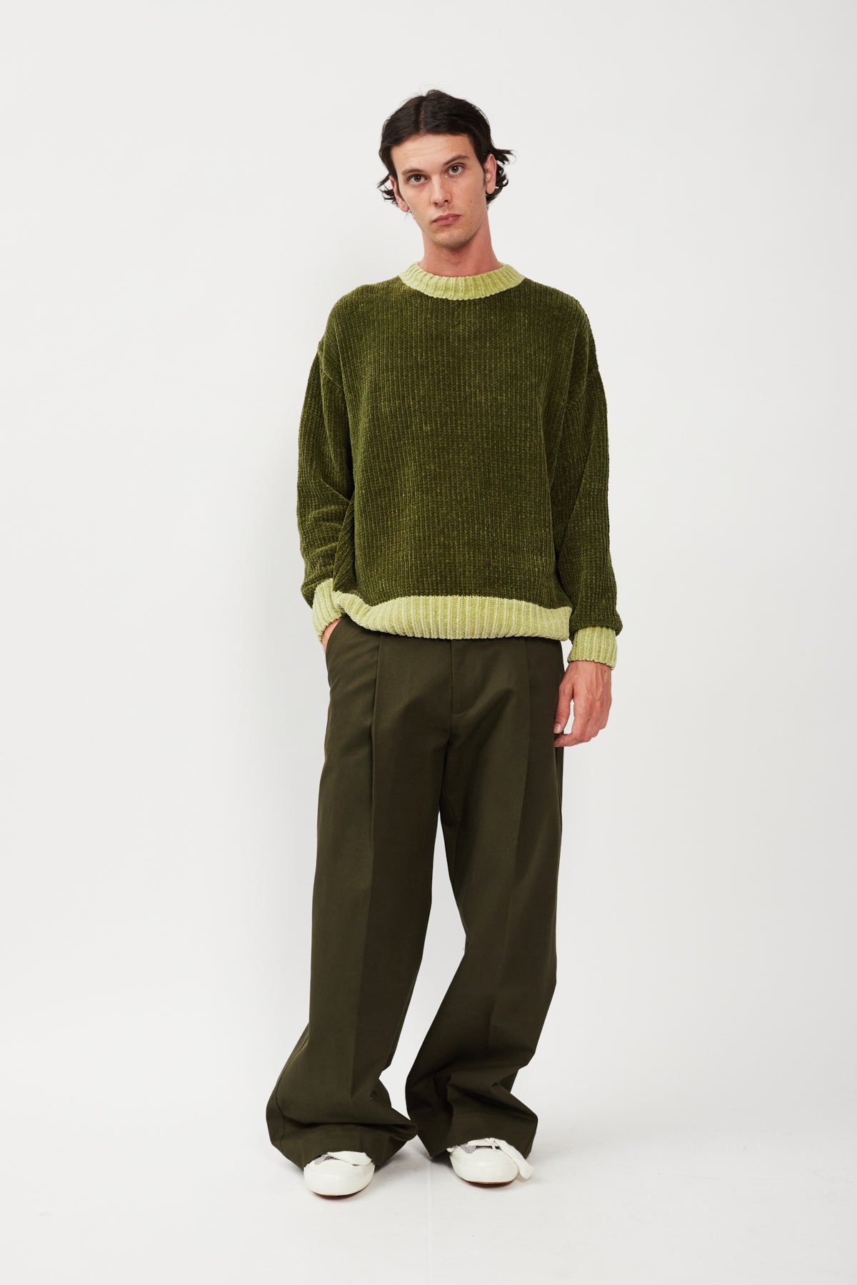 UPCYCLE CHENILLE SWEATER