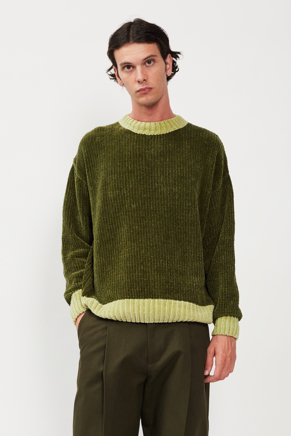 UPCYCLE CHENILLE SWEATER