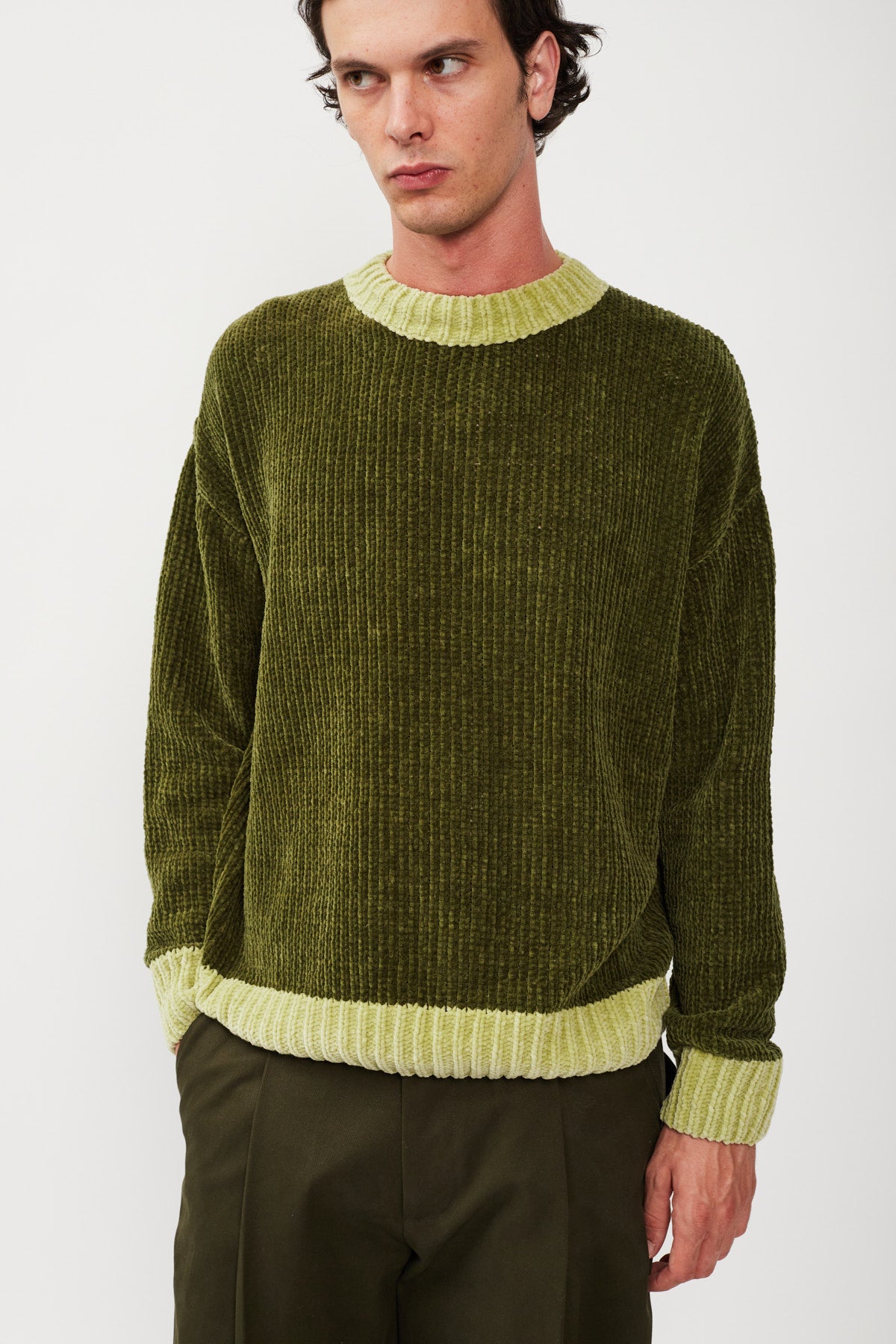 UPCYCLE CHENILLE SWEATER