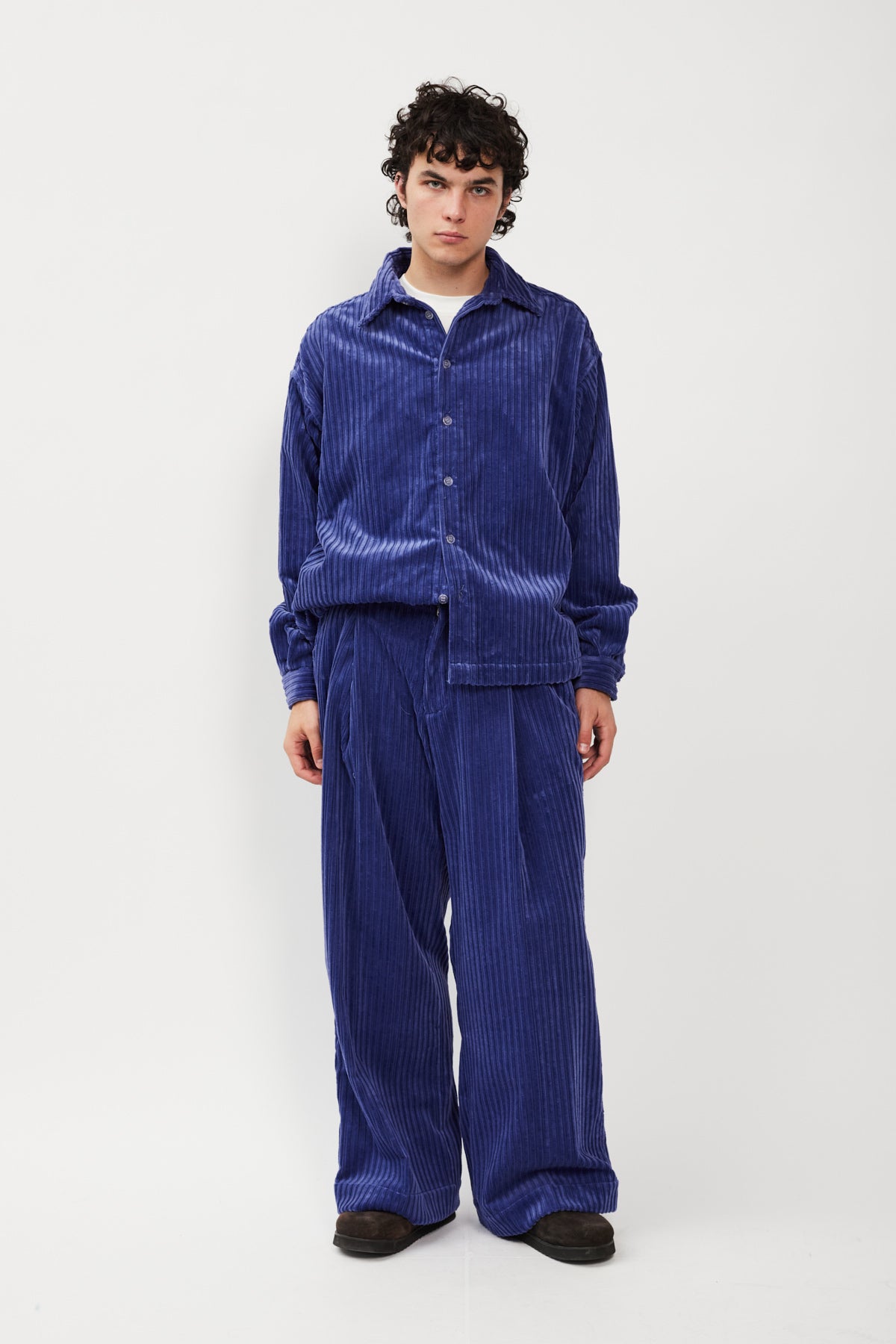 UPCYCLE SUPER LOOSE VELVET PANT