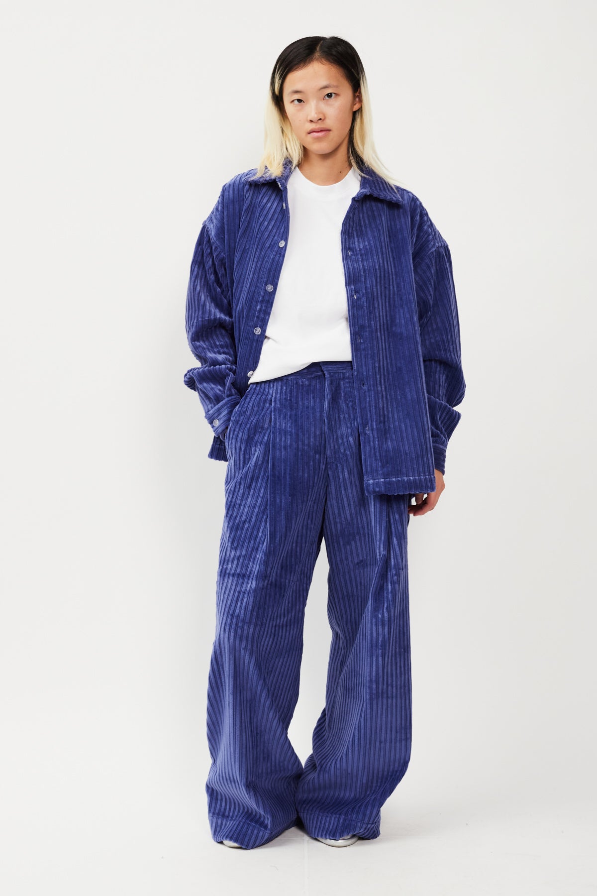 UPCYCLE SUPER LOOSE VELVET PANT