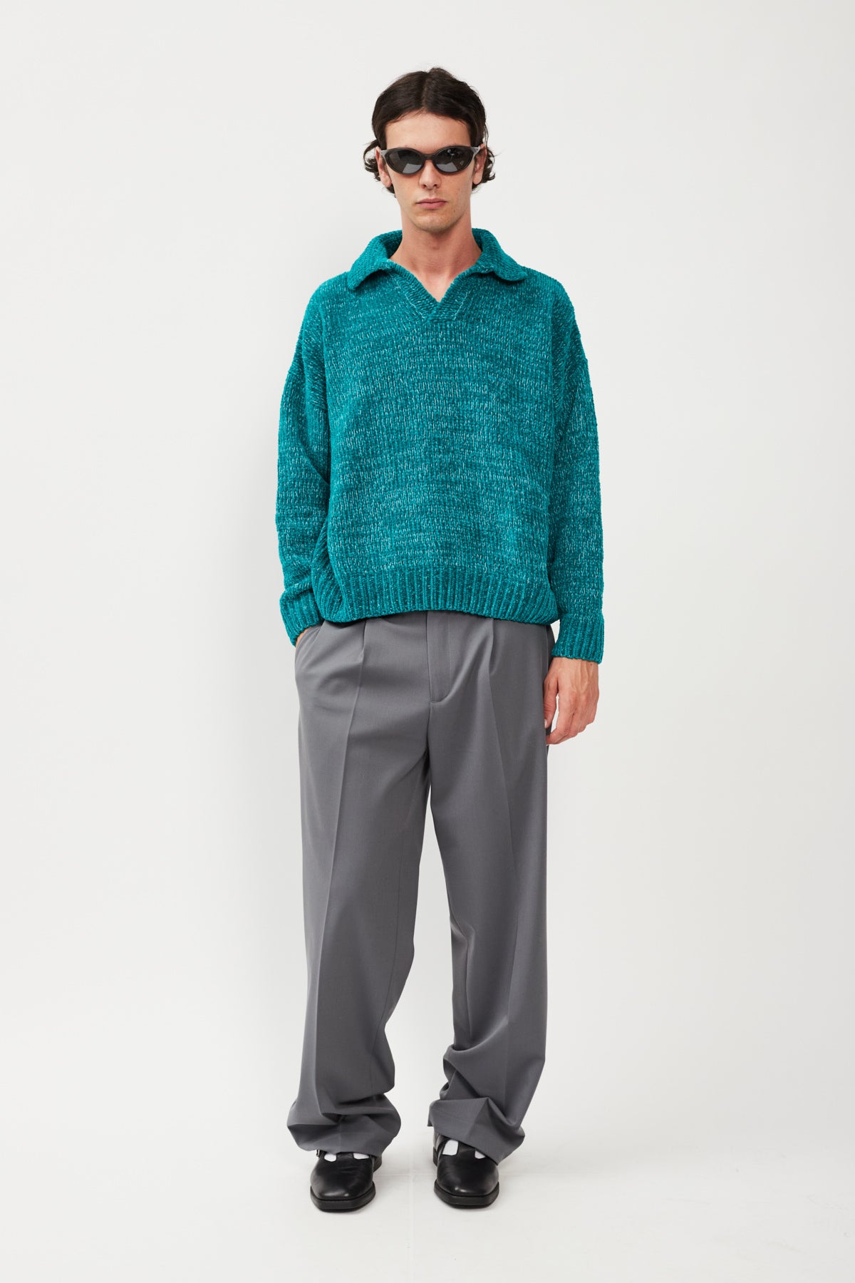 UPCYCLE CHENILLE POLO