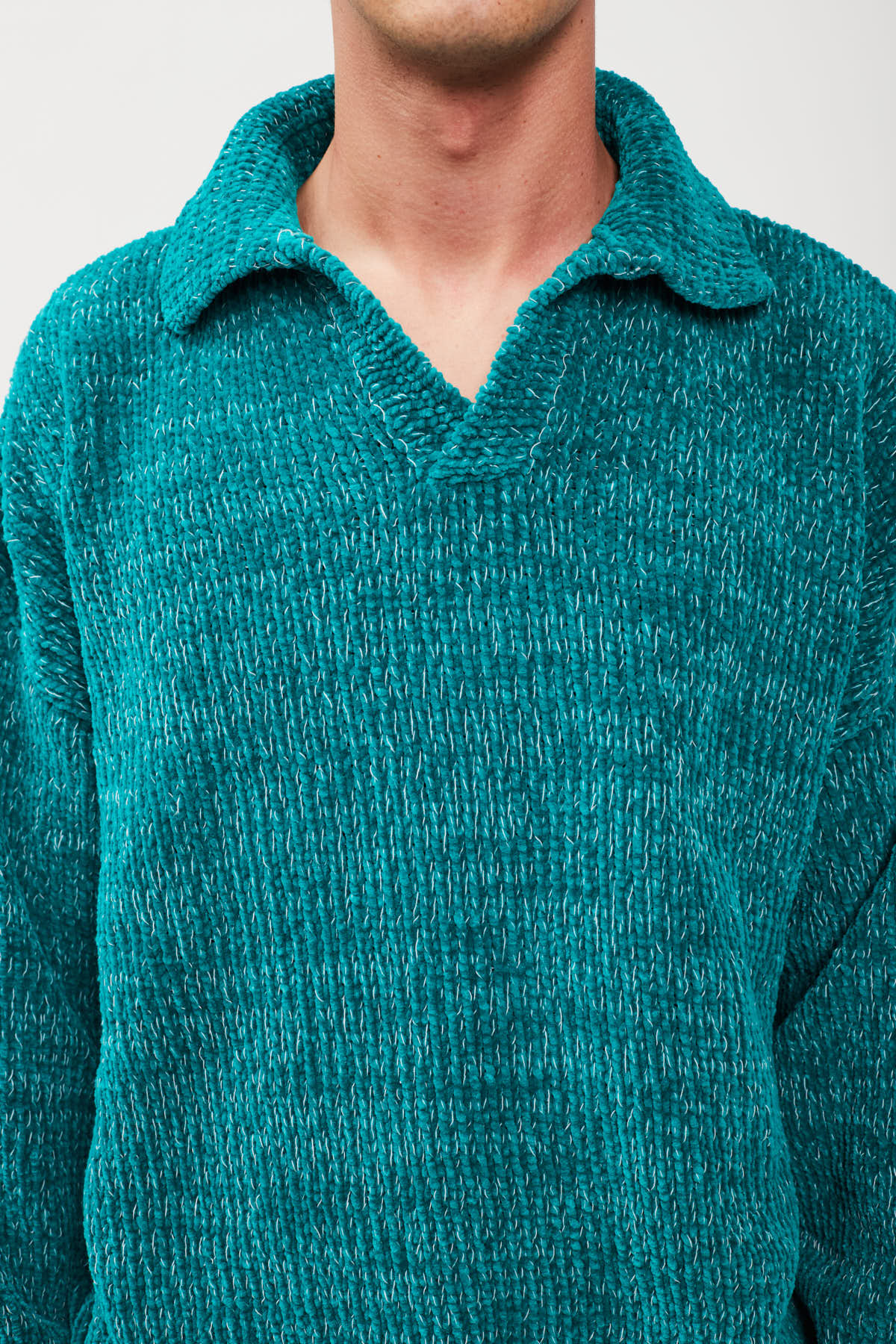 UPCYCLE CHENILLE POLO