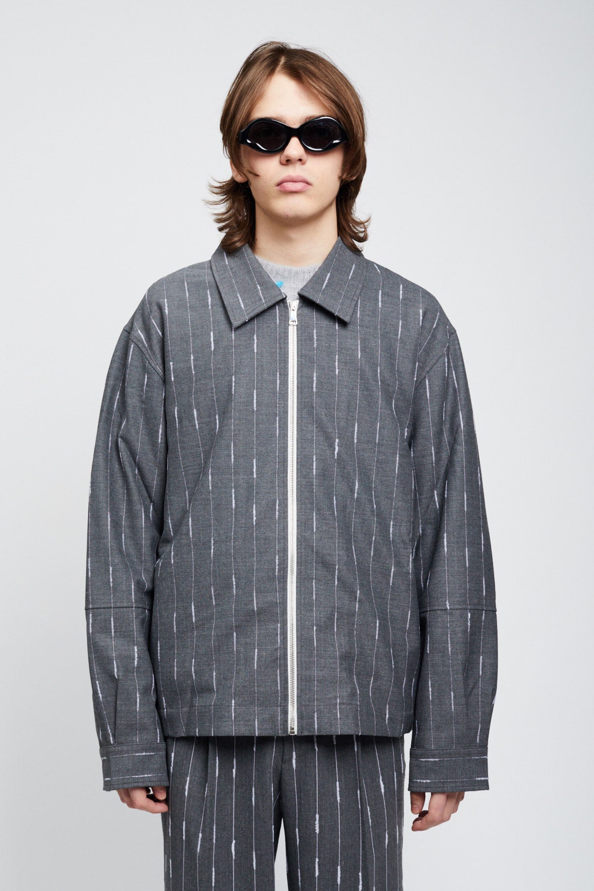 GESSATO ZIP SHIRT