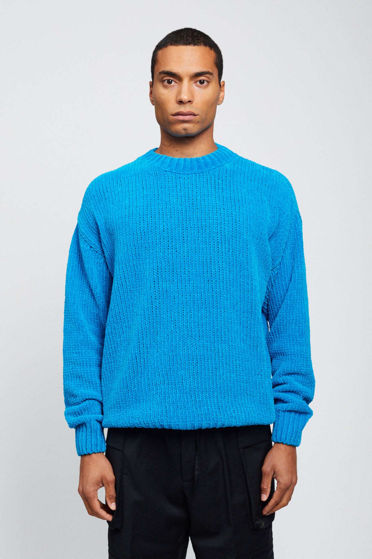 AZURE CHENILLE SWEATER