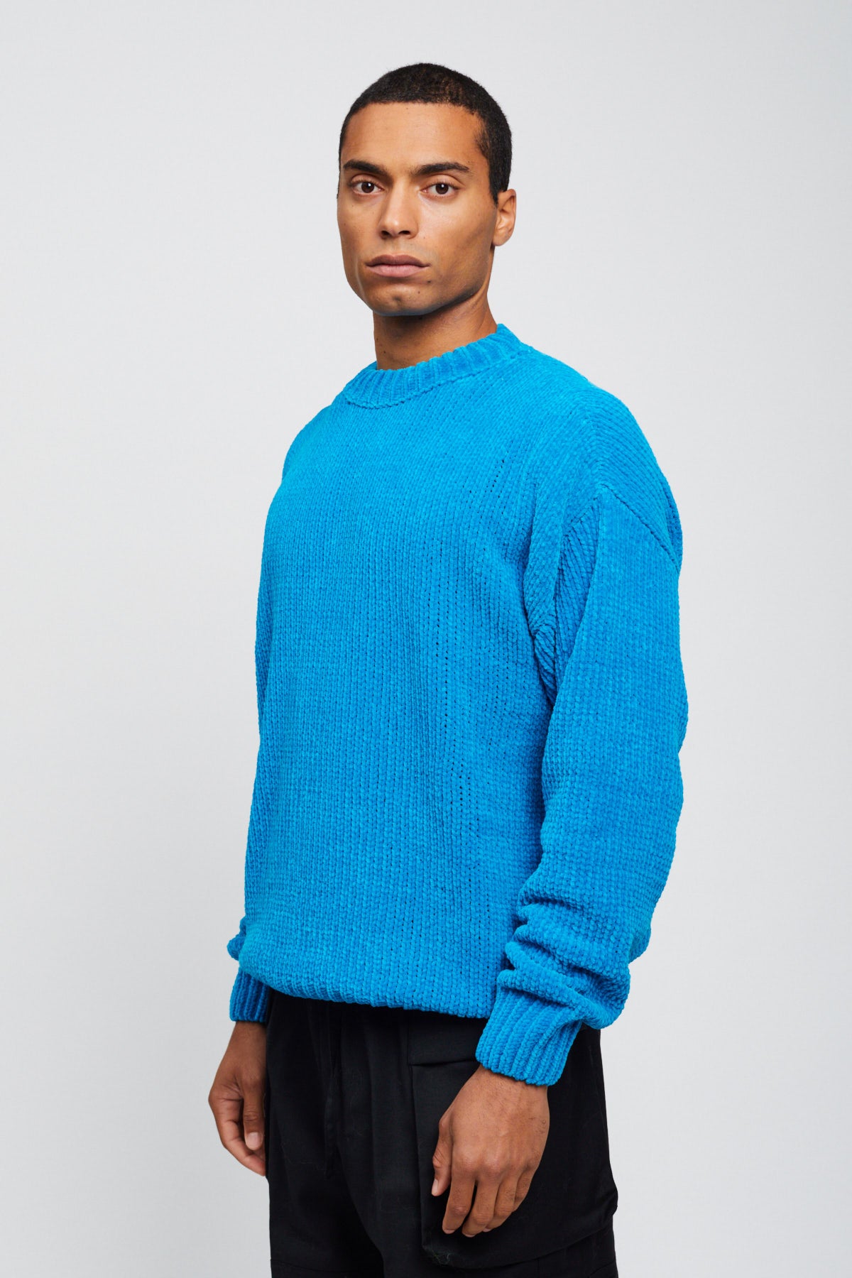 AZURE CHENILLE SWEATER