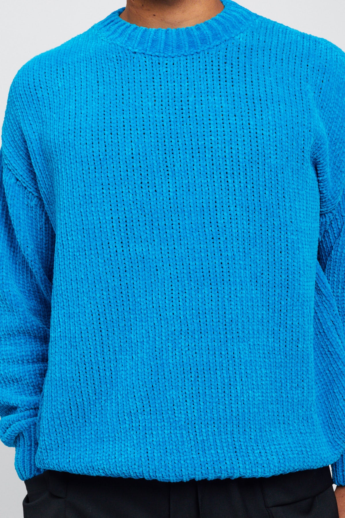 AZURE CHENILLE SWEATER