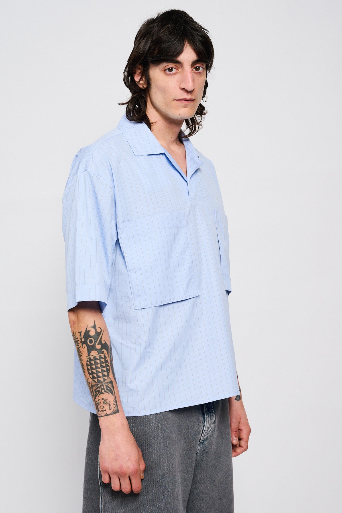 CHECK POLO SHIRT