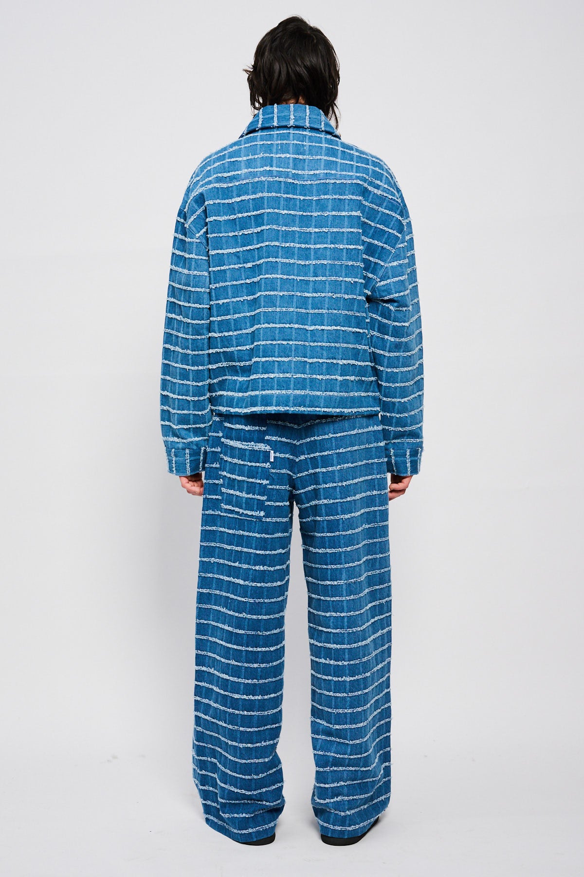 CHECK SUPER LOOSE DENIM