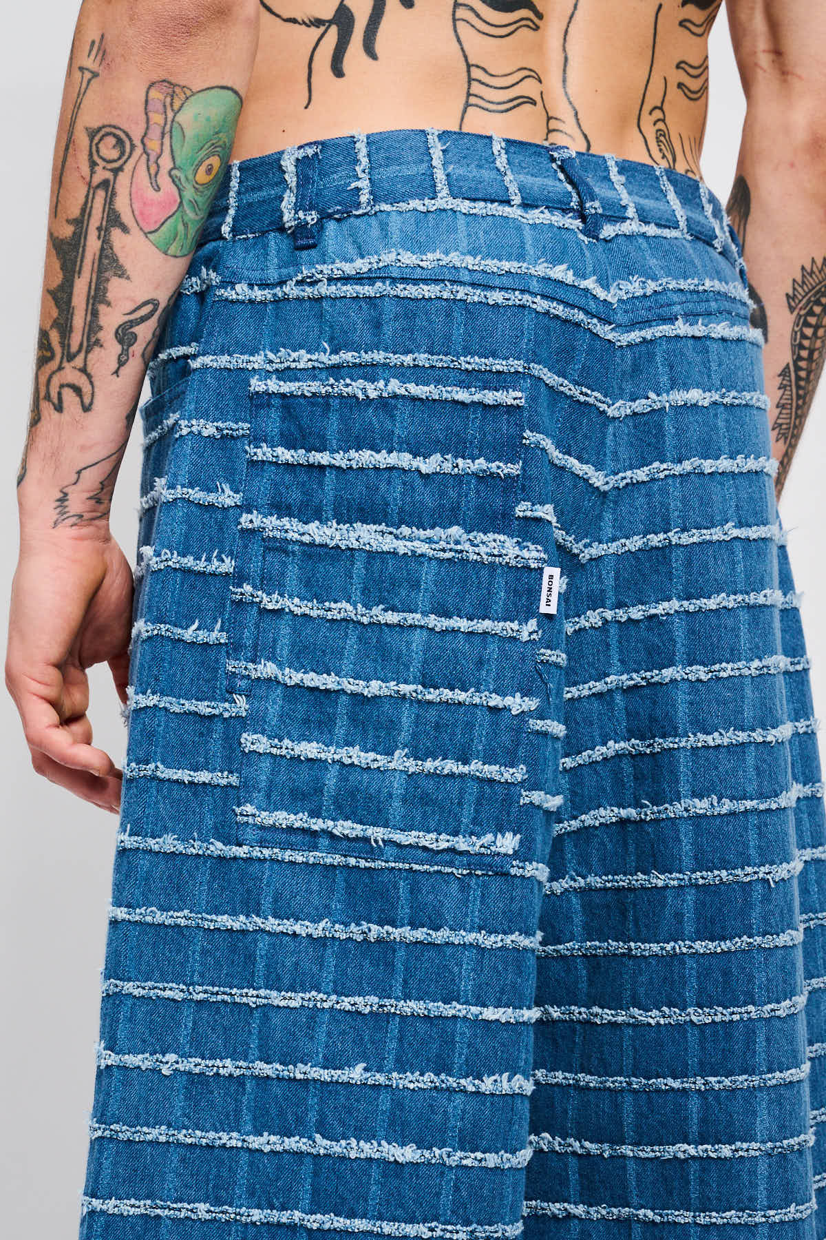 CHECK SUPER LOOSE DENIM