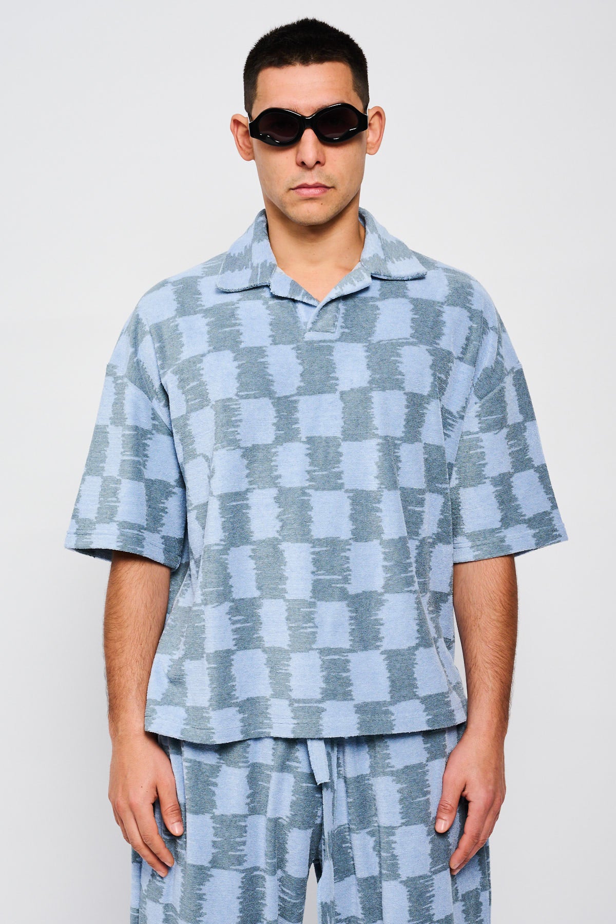 TERRY CHECK POLO