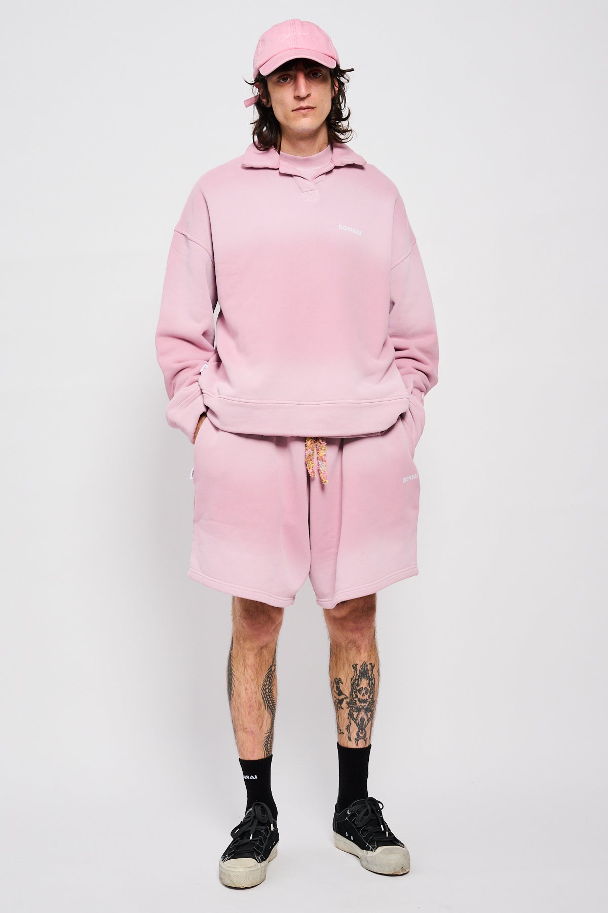SPRAY POLO SWEATSHIRT