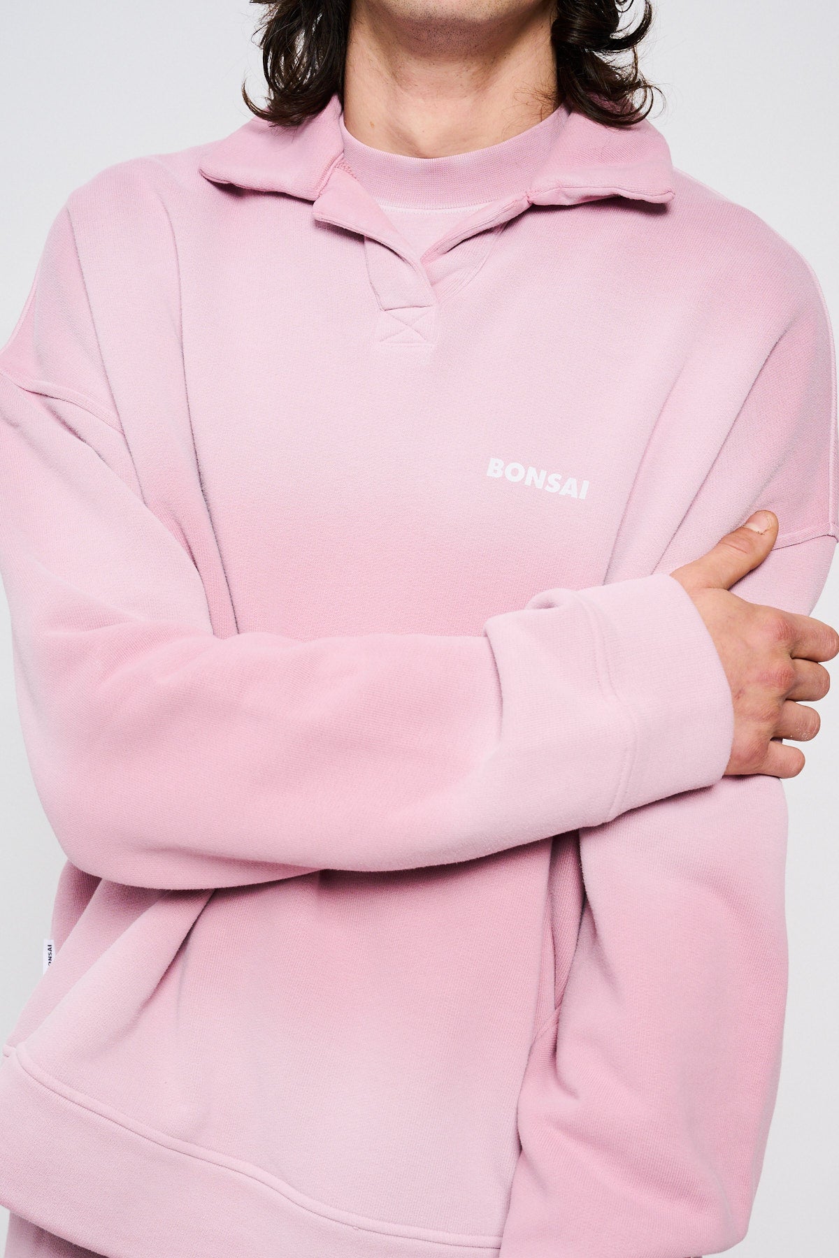 SPRAY POLO SWEATSHIRT
