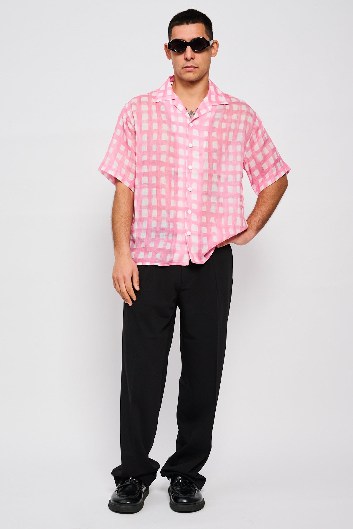 CHECK BOWLING SHIRT
