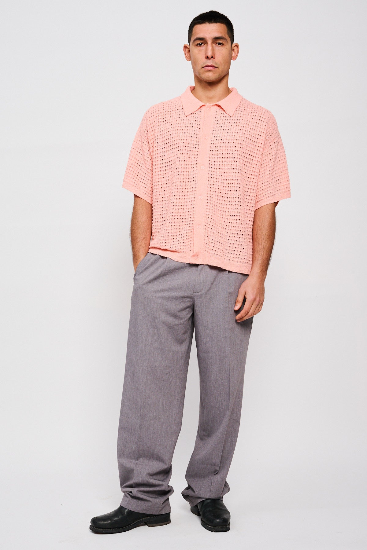 SPONGE KNIT SHIRT