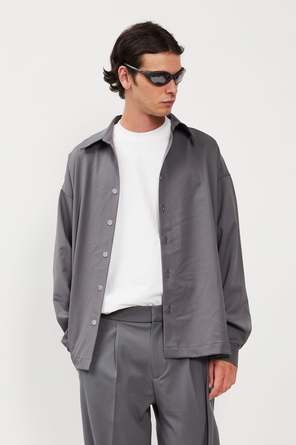 WOOL GREY SHIRT