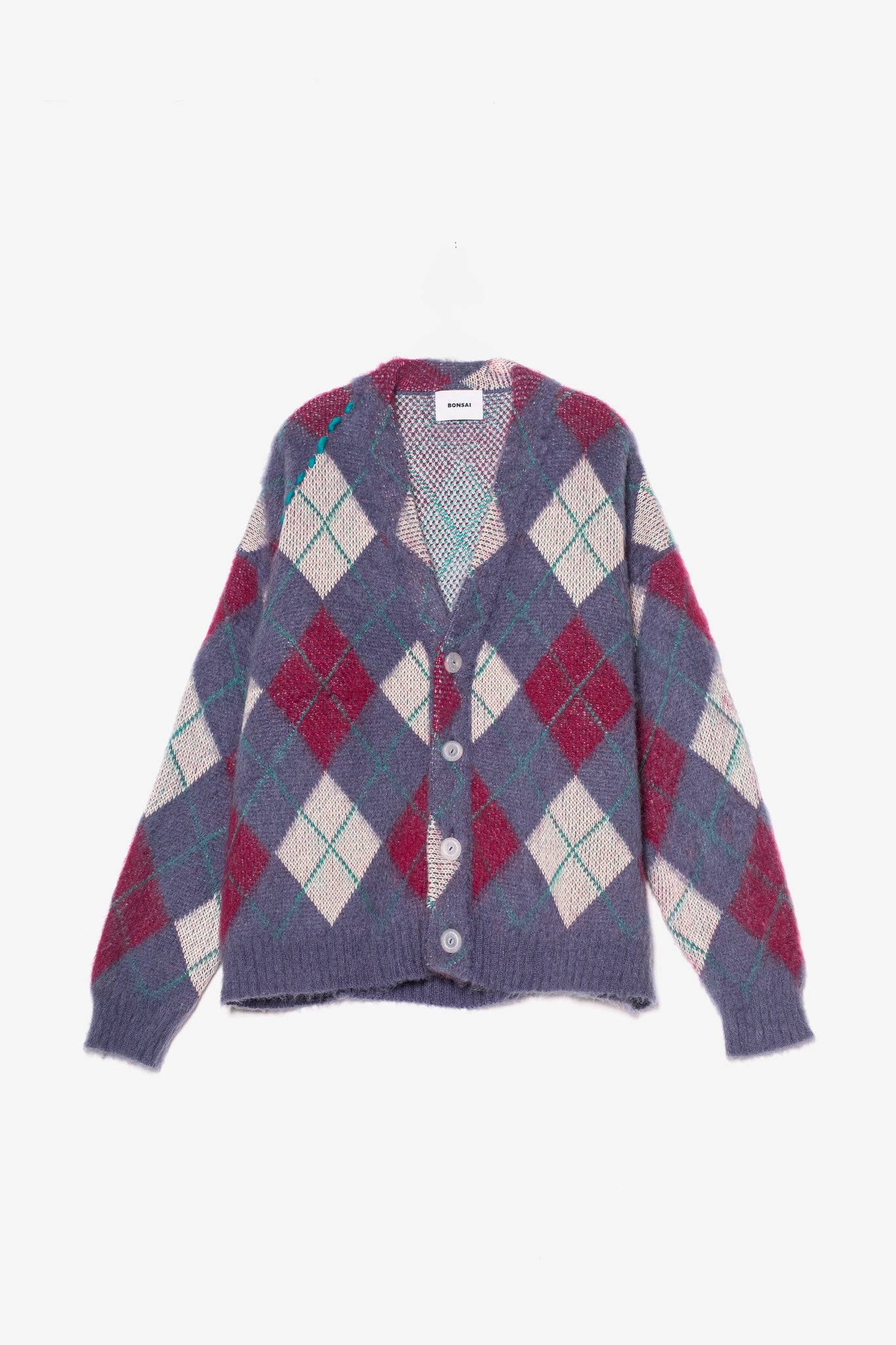 ROMBI MOHAIR CARDIGAN SWEATER